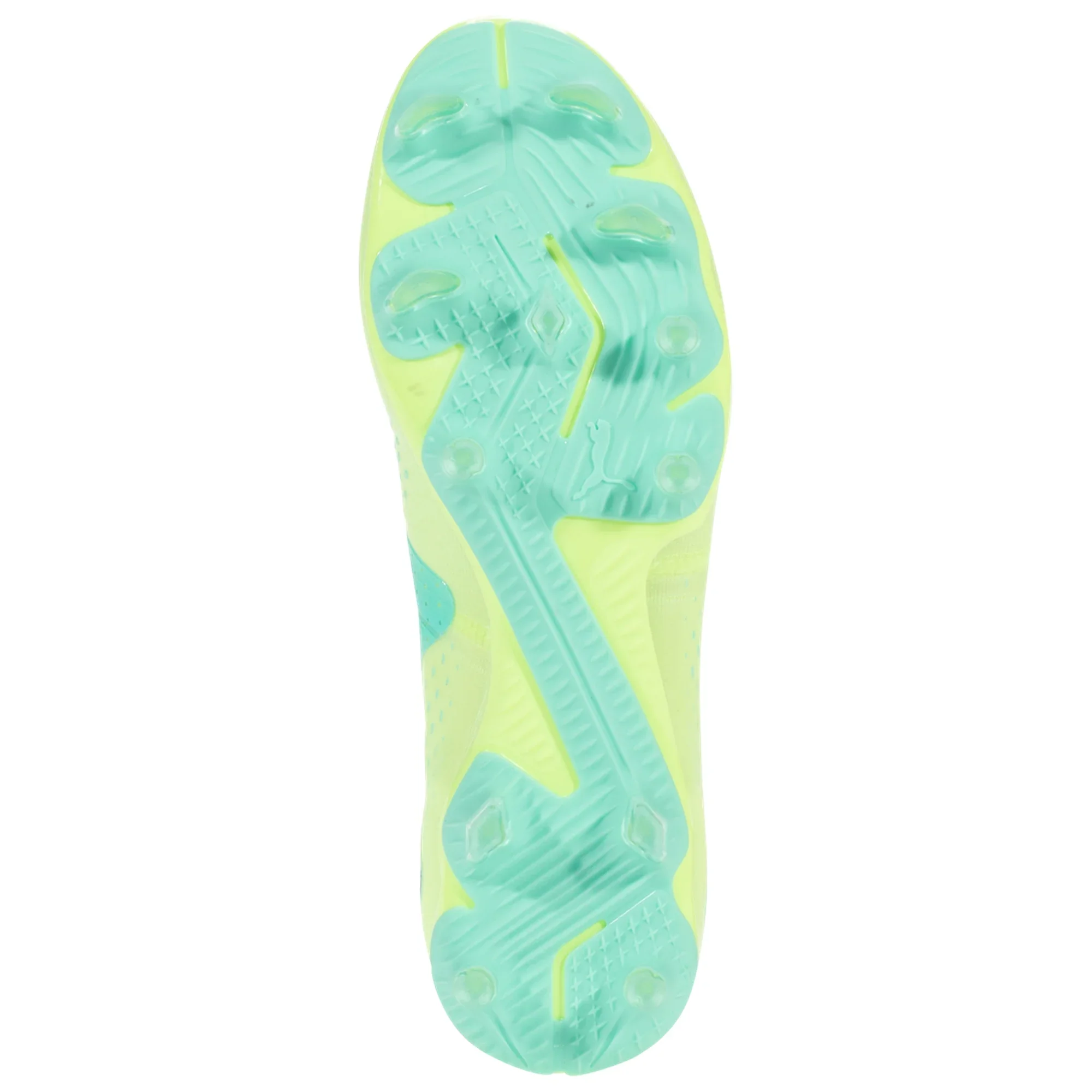 Puma Future Match FG/AG Firm Ground Soccer Cleat - Yellow/Black/Peppermint - Image 7