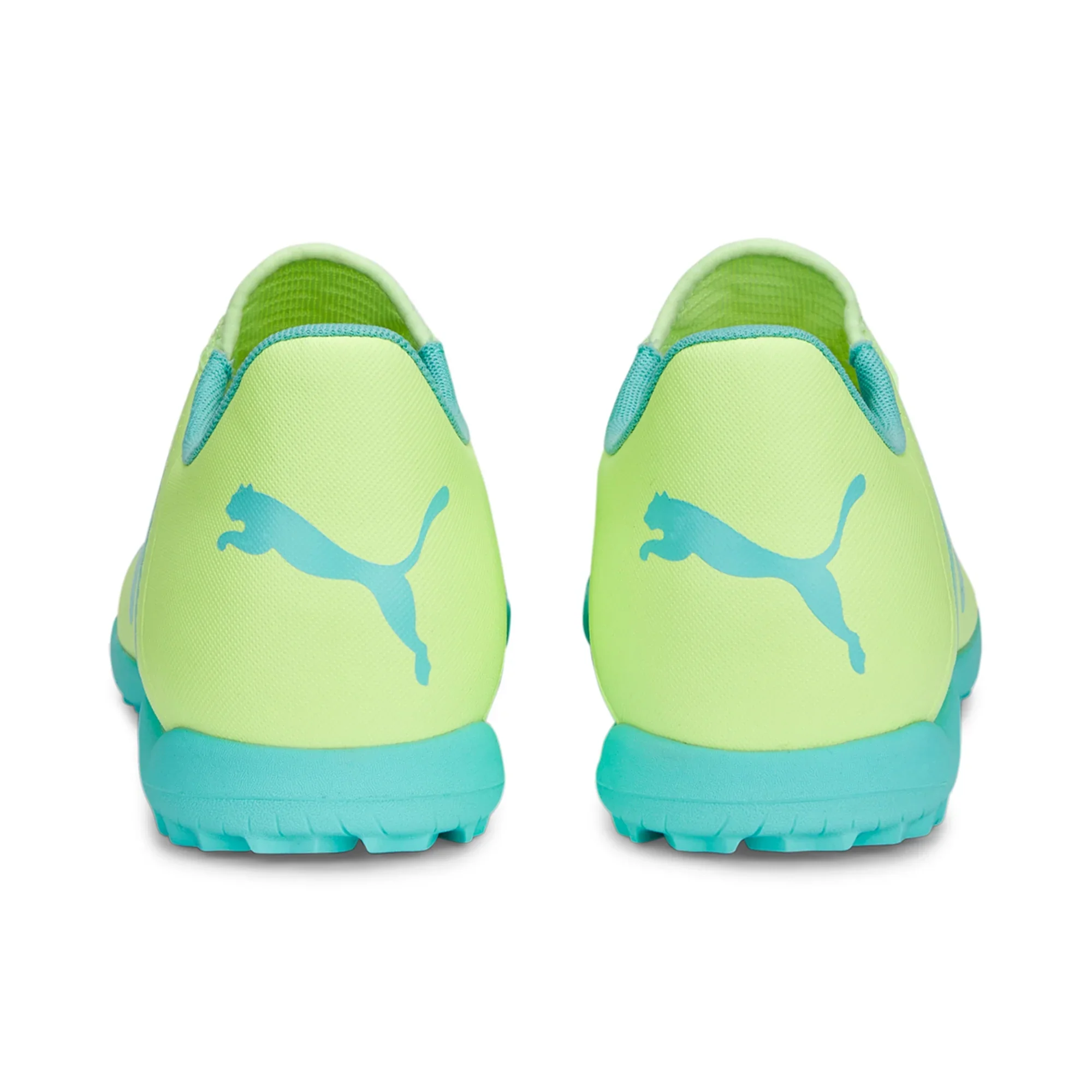 Puma Future Play TT Turf Soccer Cleat - Yellow/Black/Peppermint - Image 5