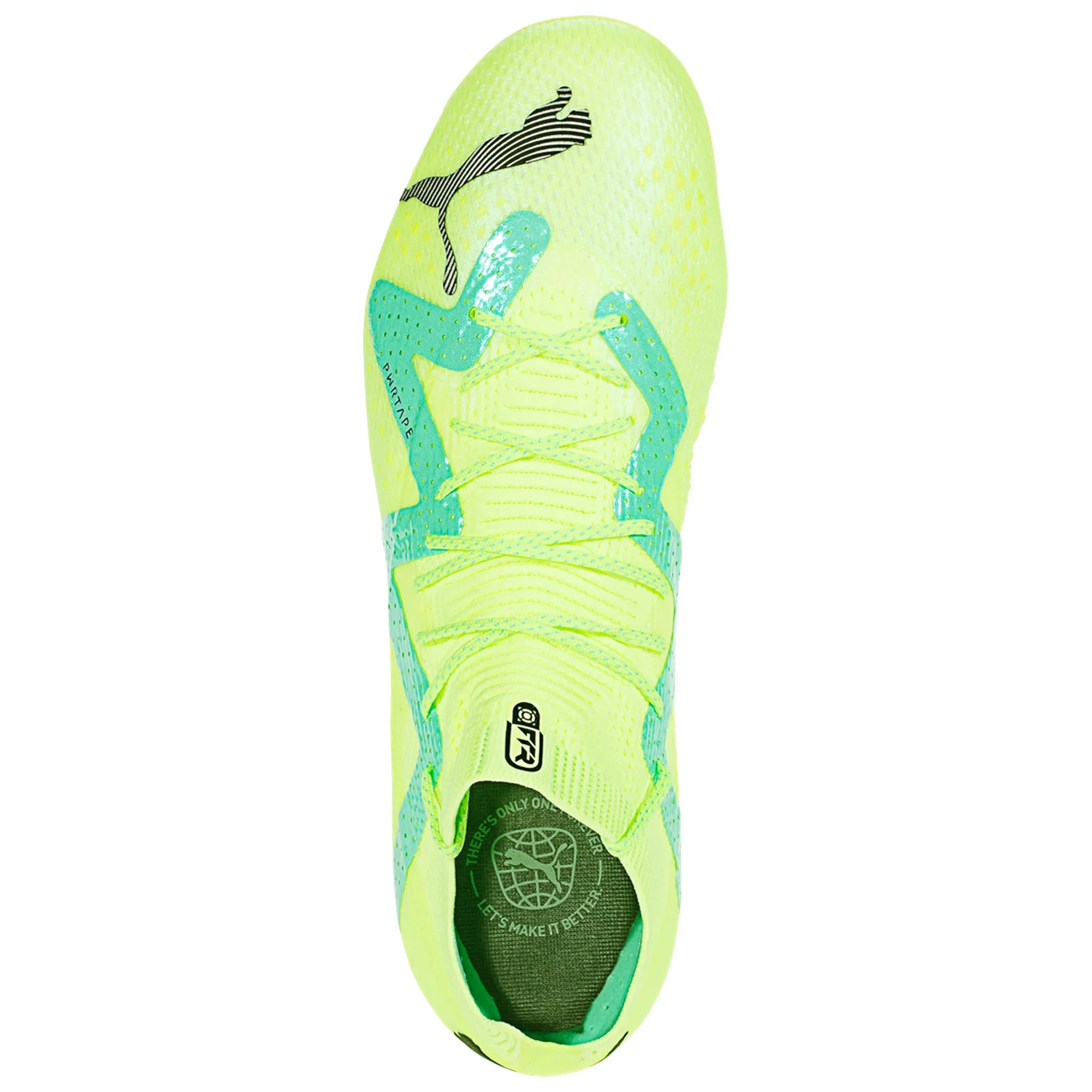 Puma Future Ultimate FG/AG Soccer Cleats - Yellow/Black/Peppermint - Image 3