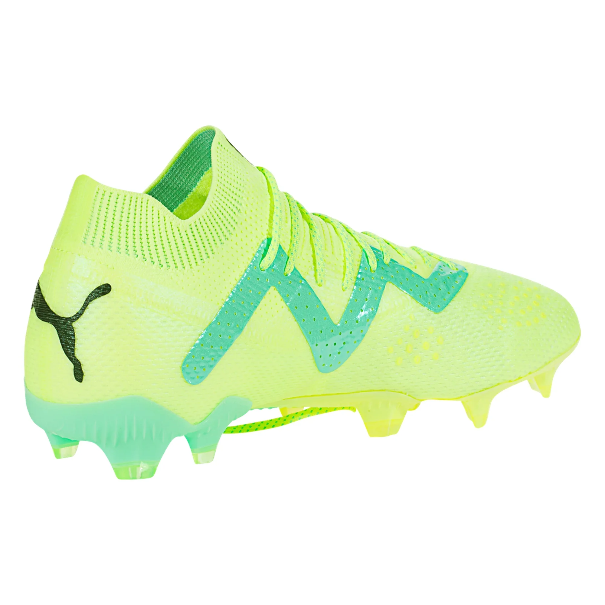 Puma Future Ultimate FG/AG Soccer Cleats - Yellow/Black/Peppermint - Image 5