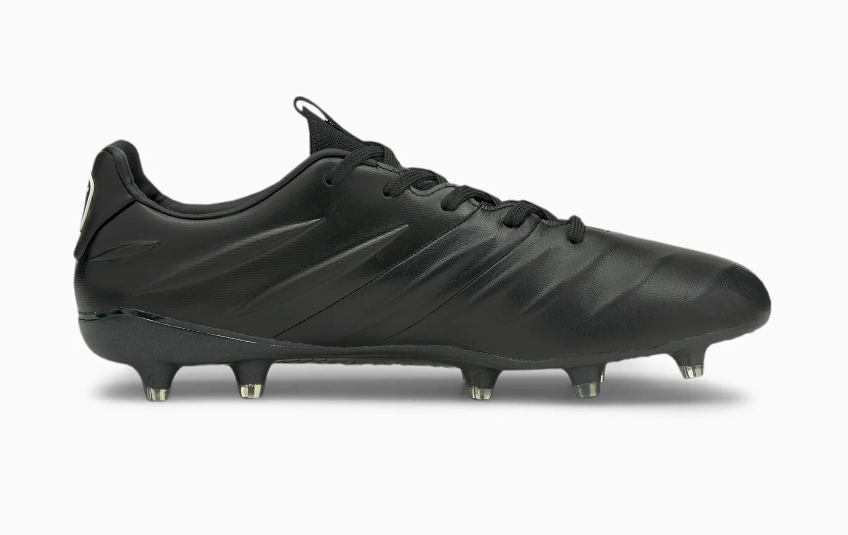 Puma King Platinum 21 Firm Ground Soccer Cleat - Puma Black/Puma White - Image 2