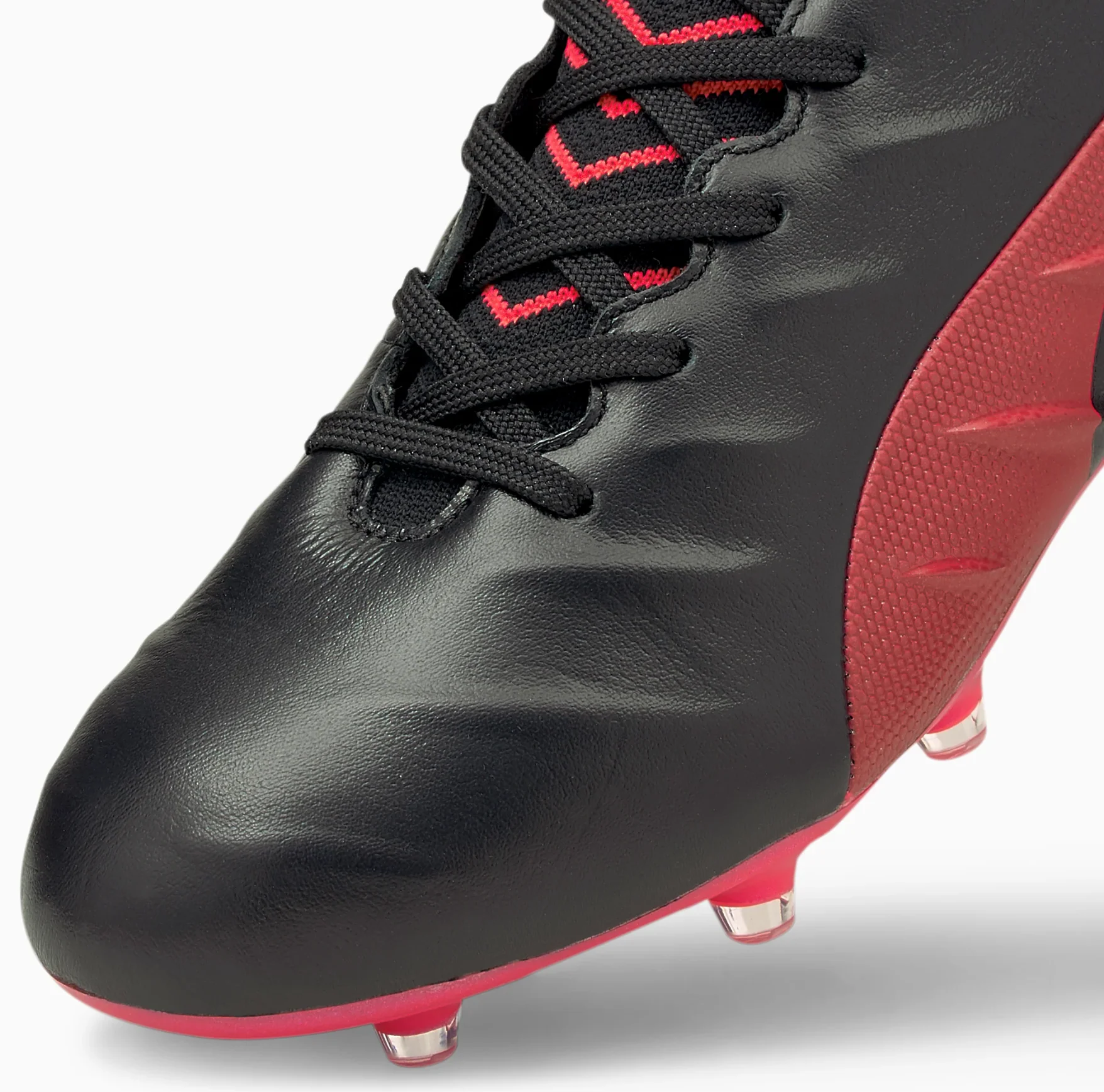 Puma King Platinum 21 Firm Ground Soccer Cleat - Puma Black/Sunblaze - Image 3