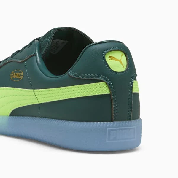 Puma King Pro 21 IT Indoor Soccer Shoe-Green Terrain-Fizzy Light - Image 5
