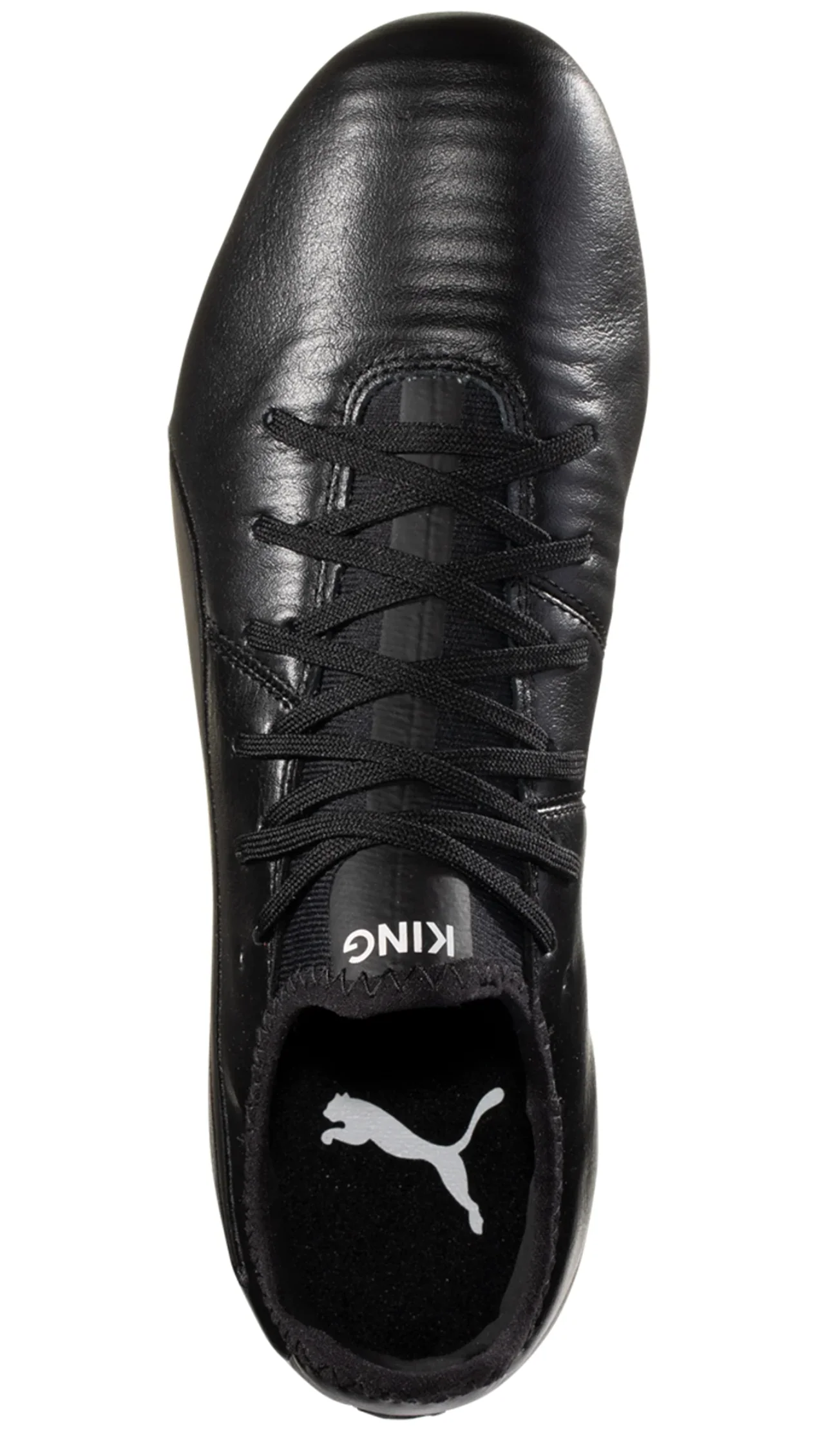 Puma King Pro Firm Ground Soccer Cleat - Black/Black - Image 3