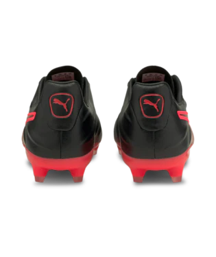 Puma King Pro21 Firm Ground Soccer Cleat - Black/Sunblaze - Image 3