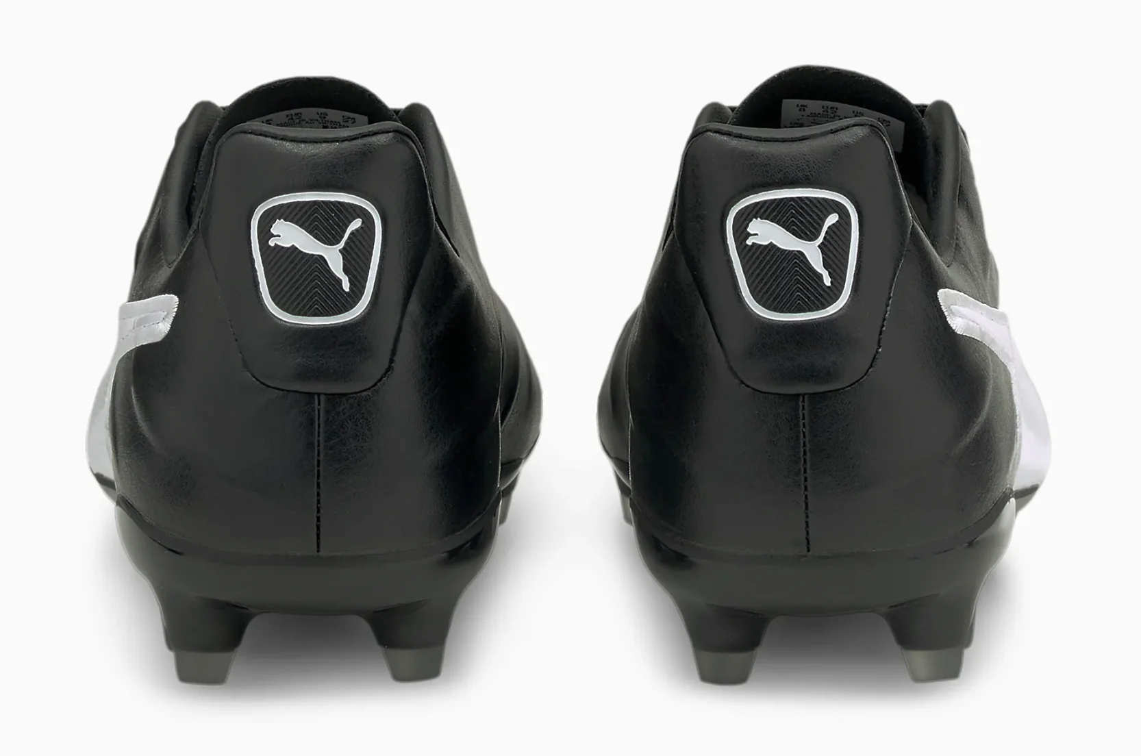 Puma King Pro21 Firm Ground Soccer Cleat - Puma Black/Puma White - Image 5