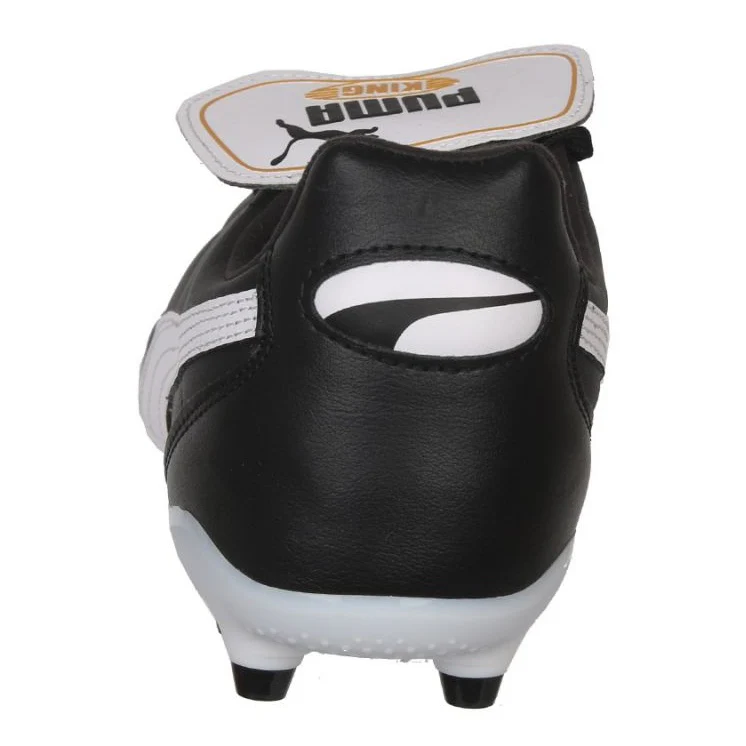Puma King Top FG Firm Ground Soccer Cleat - Black/White - Image 4