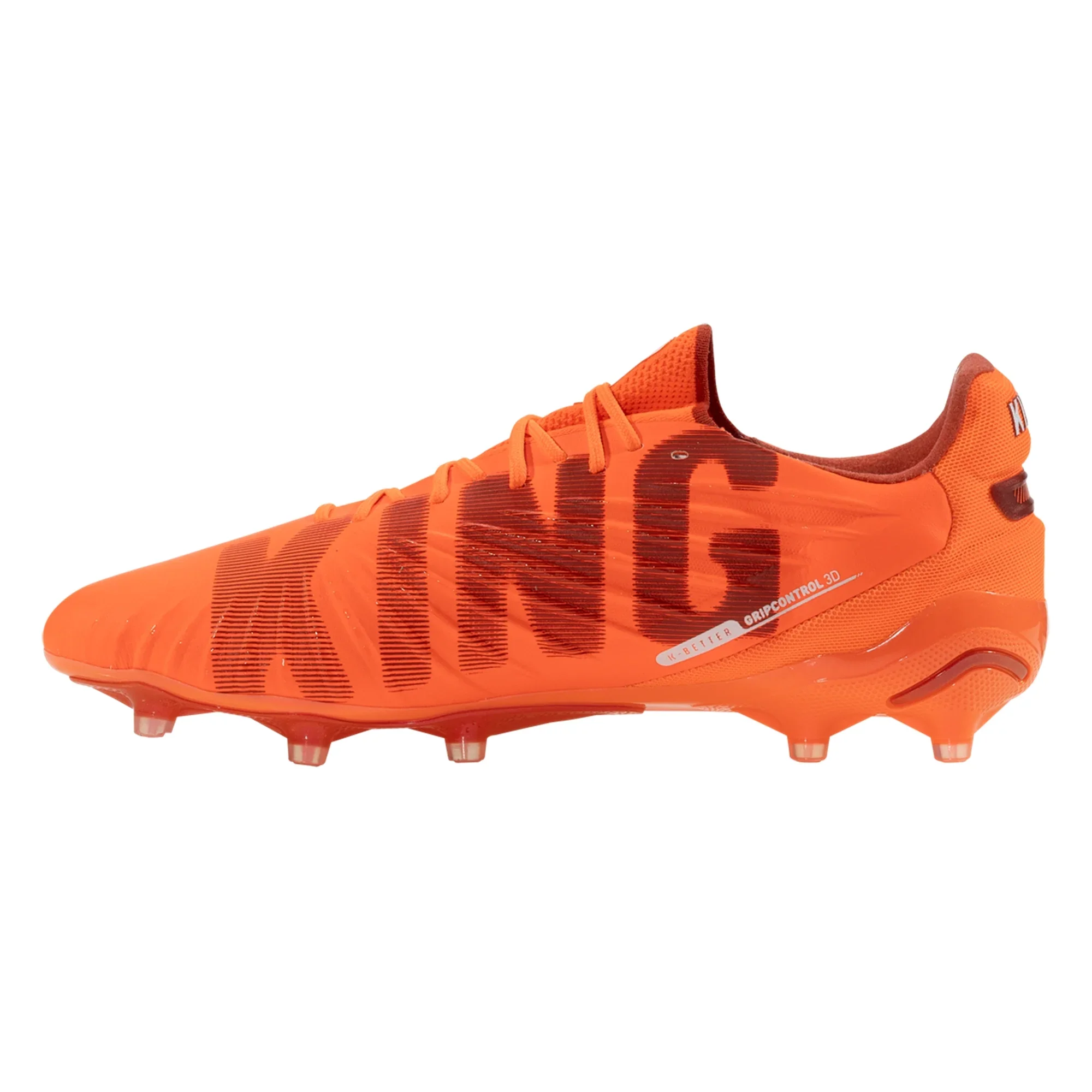 Puma King Ultimate FG/AG Firm Ground Soccer Cleat -Glowing Red/White/Red Fire - Image 2