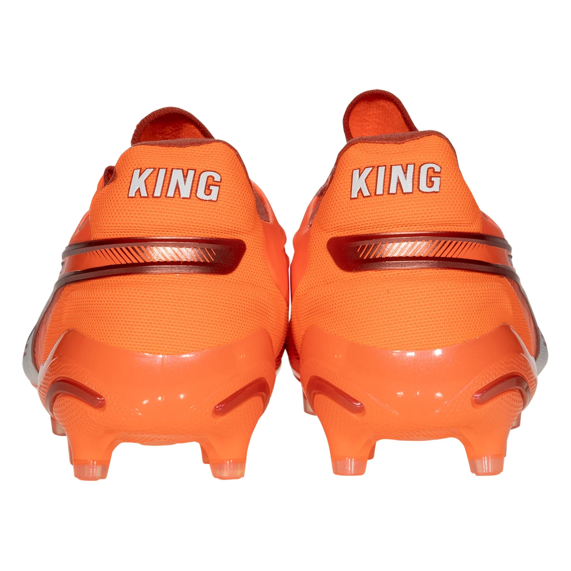 Puma King Ultimate FG/AG Firm Ground Soccer Cleat -Glowing Red/White/Red Fire - Image 4