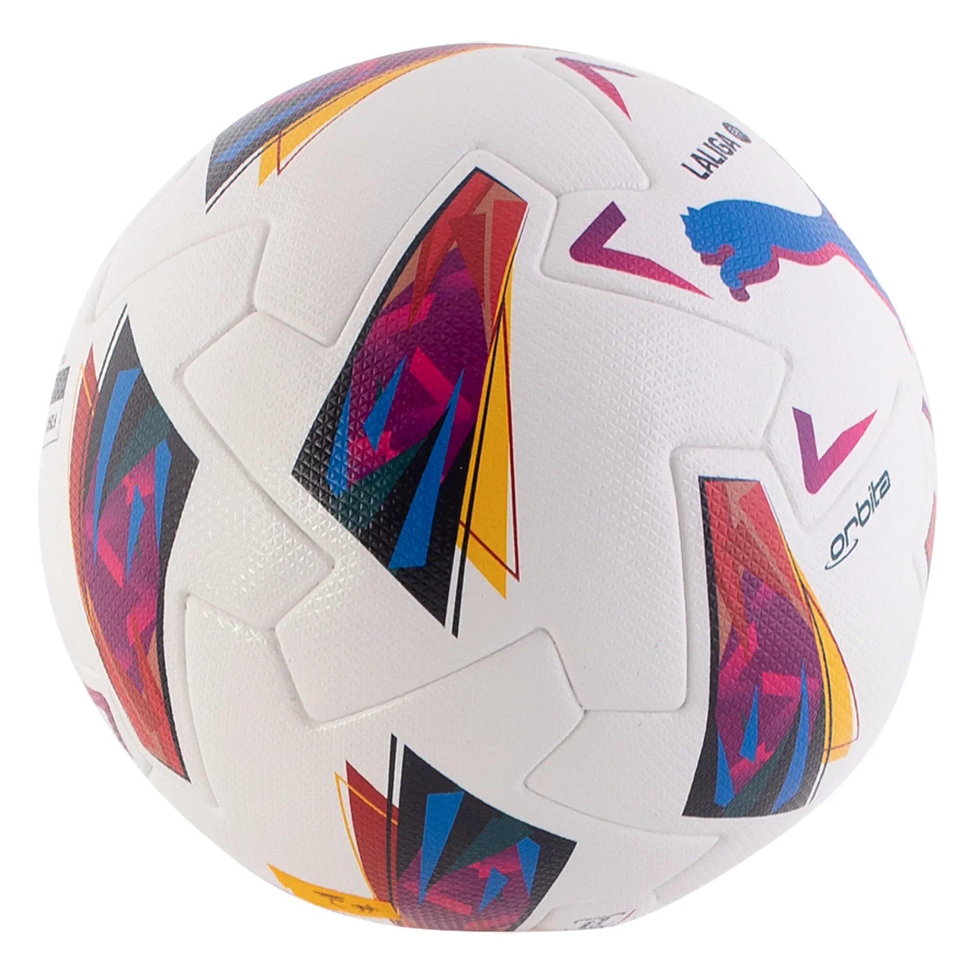 Puma Orbita La Liga FIFA Quality Pro Soccer Ball 23/24 - White - Image 3