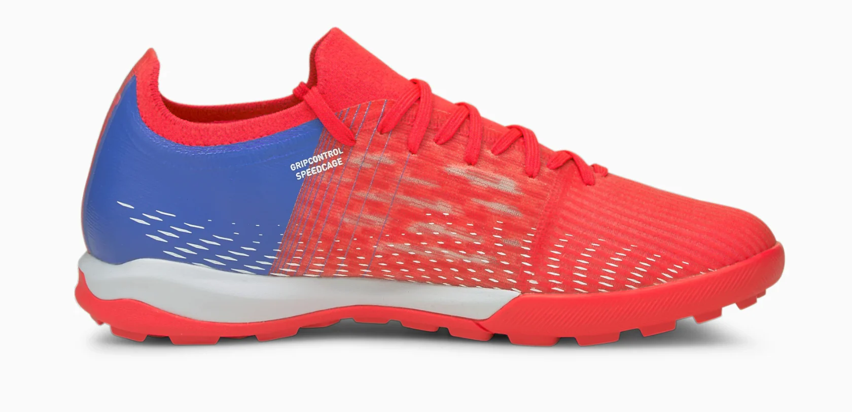 Puma Ultra 3.3 Turf Soccer Cleat - Sublaze-White-Bluemazing - Image 2