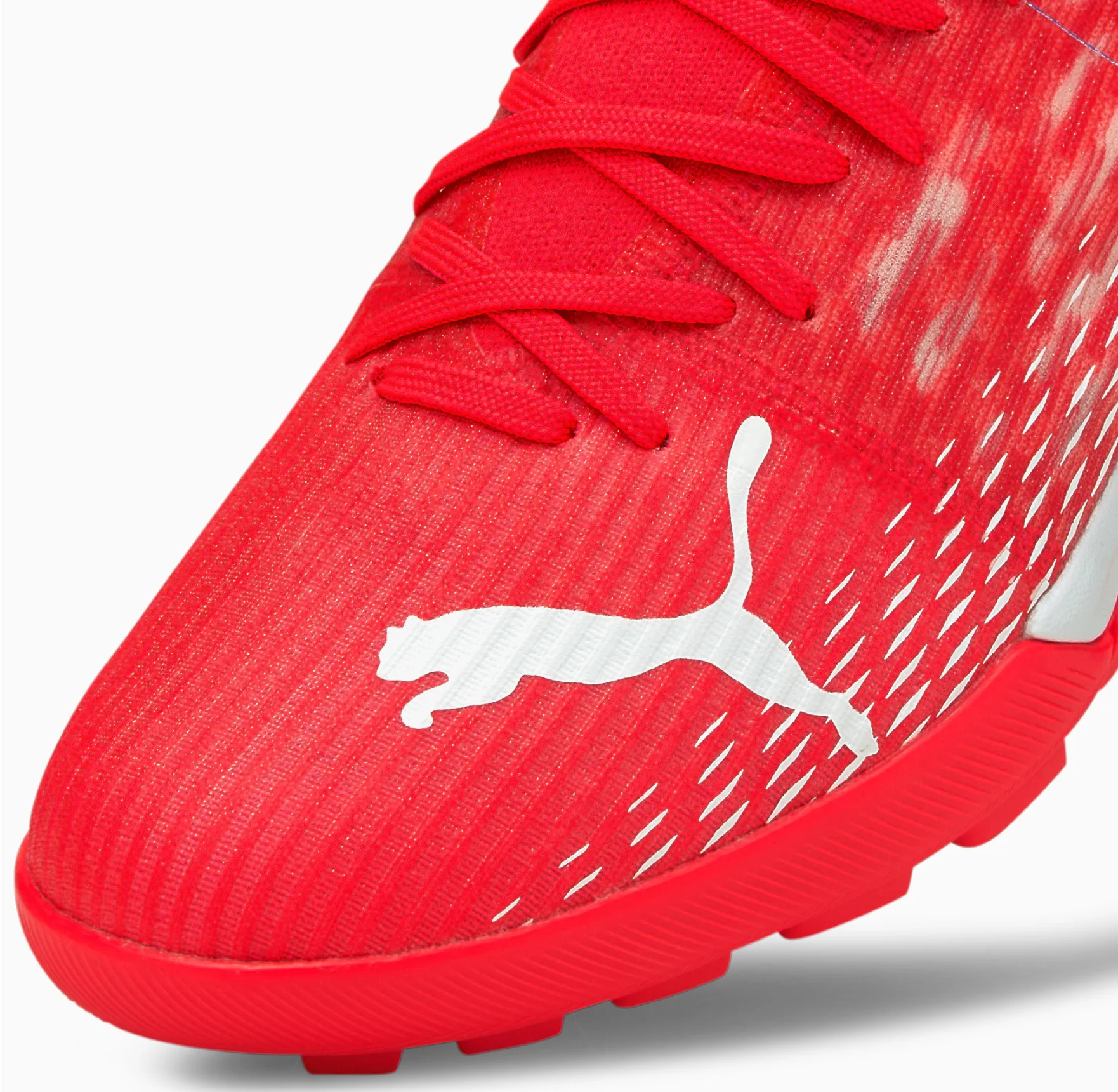 Puma Ultra 3.3 Turf Soccer Cleat - Sublaze-White-Bluemazing - Image 3