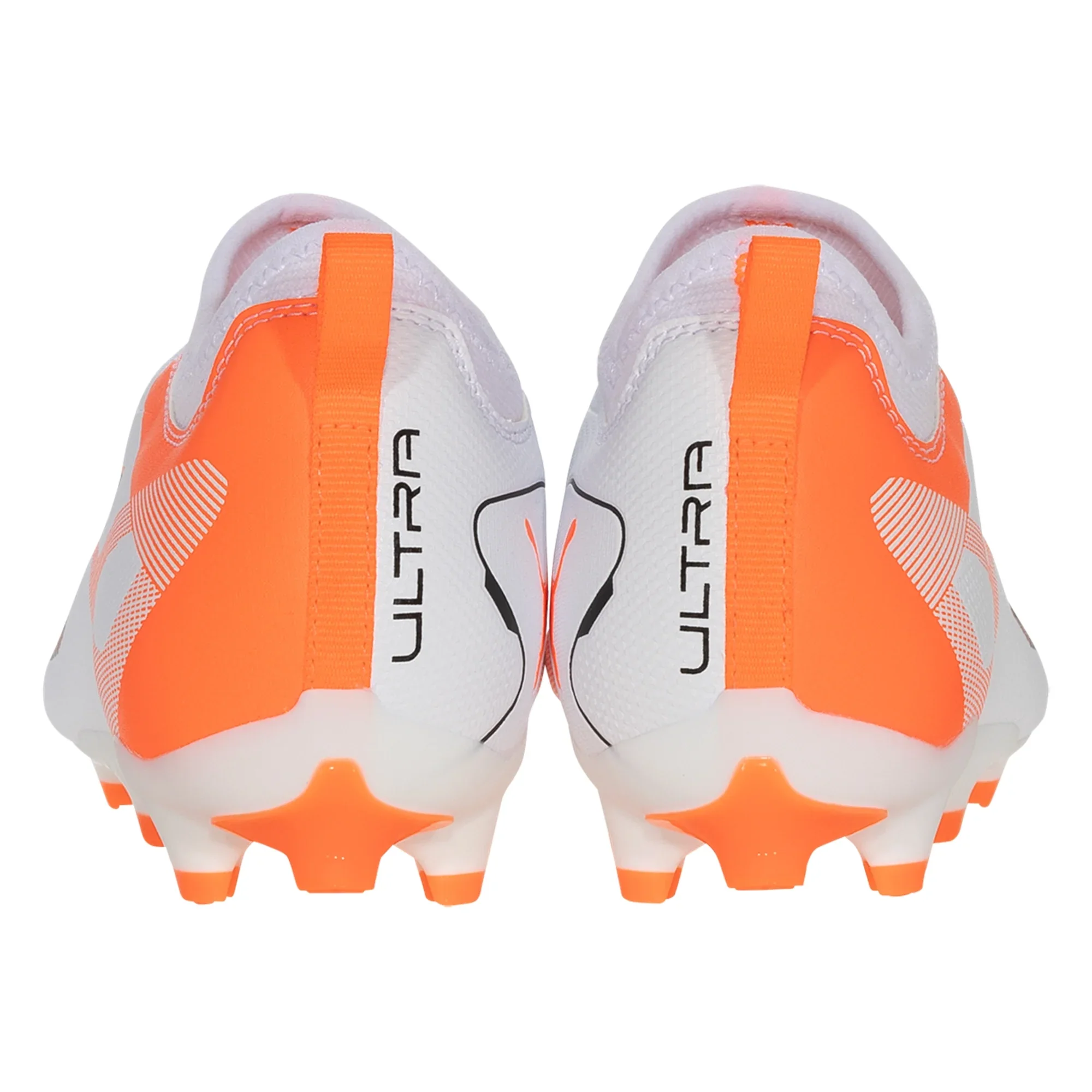 Puma Ultra 5 Match FG/AG Junior Firm Ground Soccer Cleat -White/Black-Glowing Red - Image 3
