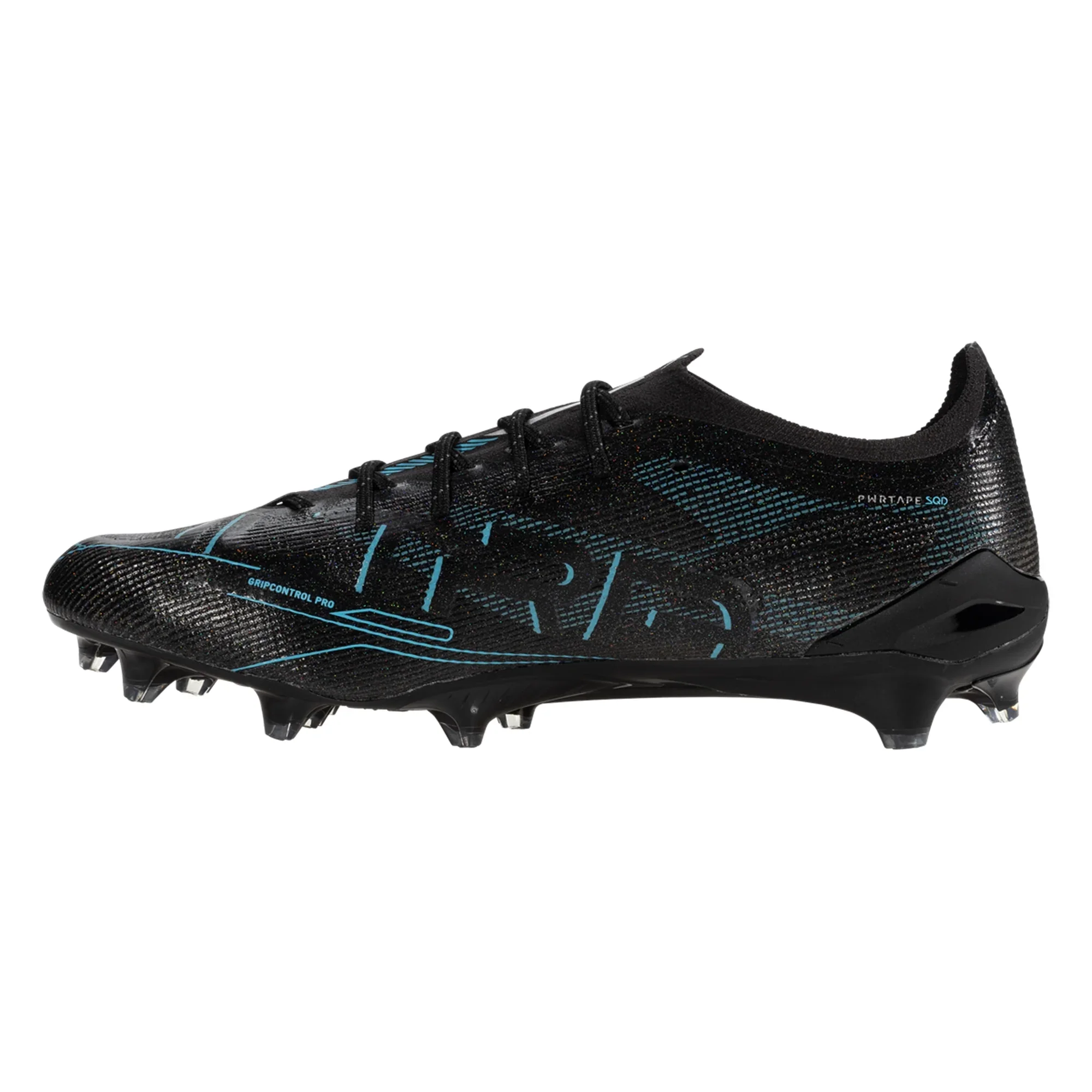 Puma Ultra 5 Ultimate FG Firm Ground Soccer Cleat -Black/Silver/Bright Aqua - Image 2