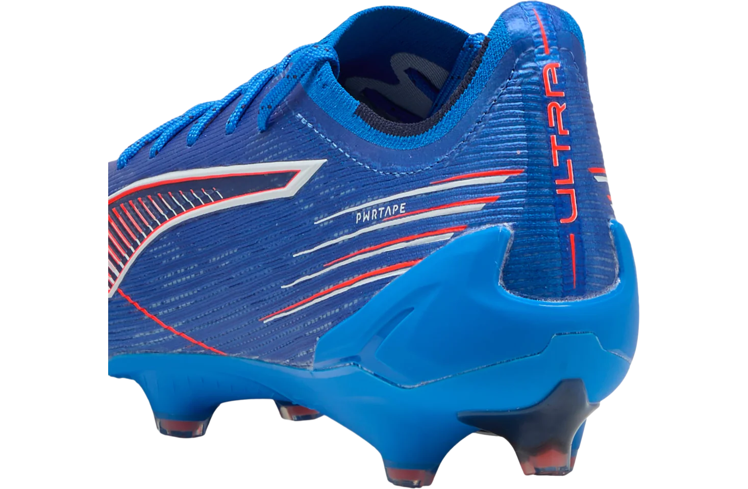 Puma Ultra 6 Ultimate FG Firm Ground Soccer Cleat -Ultra Blue/White/Glowing Red - Image 4