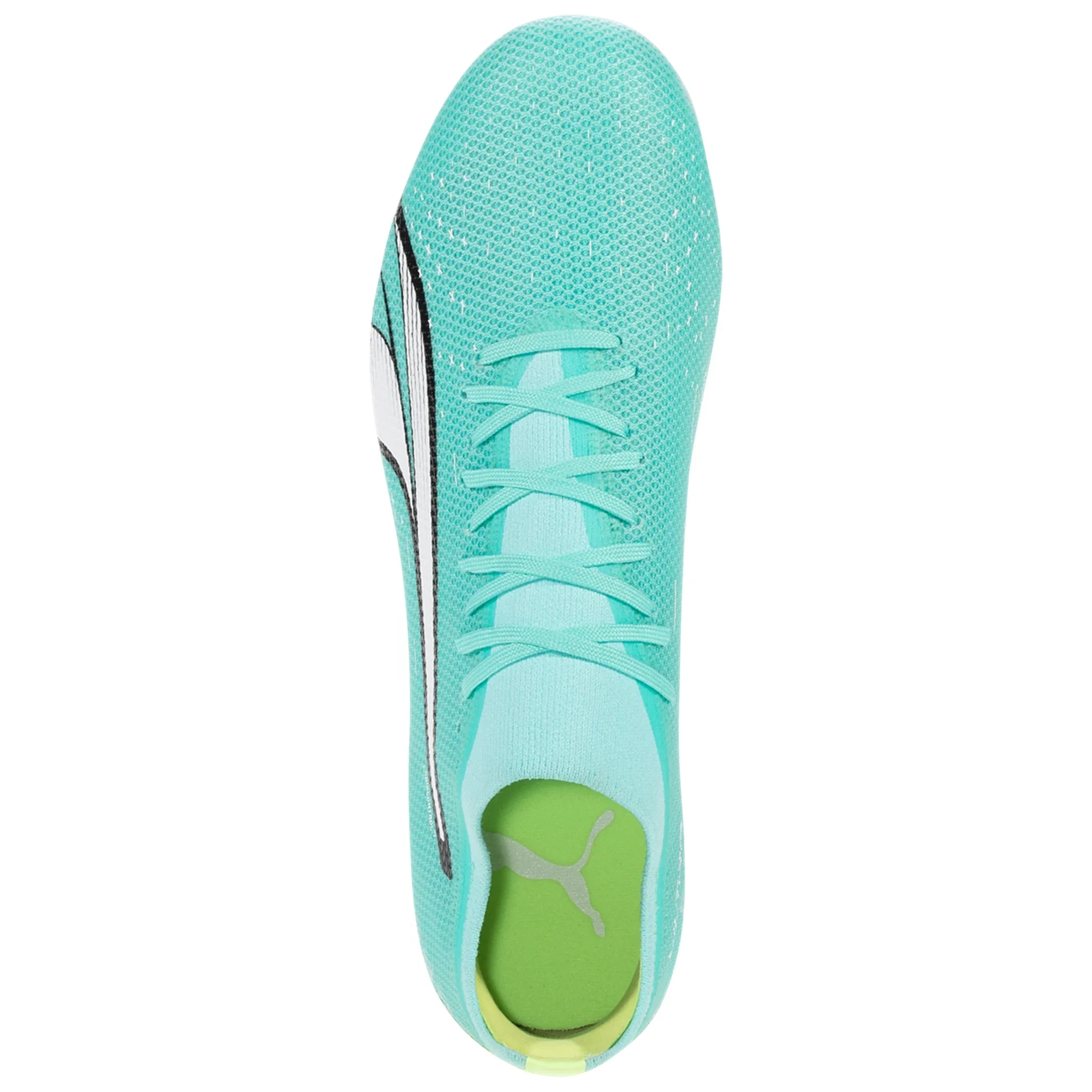 Puma Ultra Match FG/AG Firm Ground Soccer Cleat - Peppermint/White/Yellow - Image 3