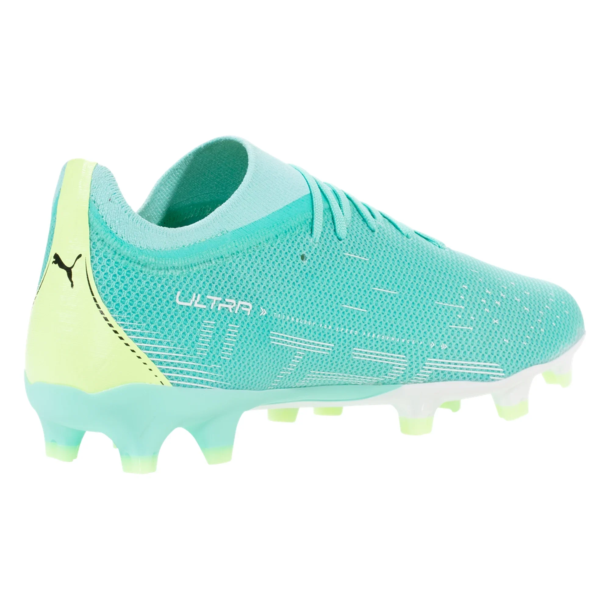 Puma Ultra Match FG/AG Firm Ground Soccer Cleat - Peppermint/White/Yellow - Image 4