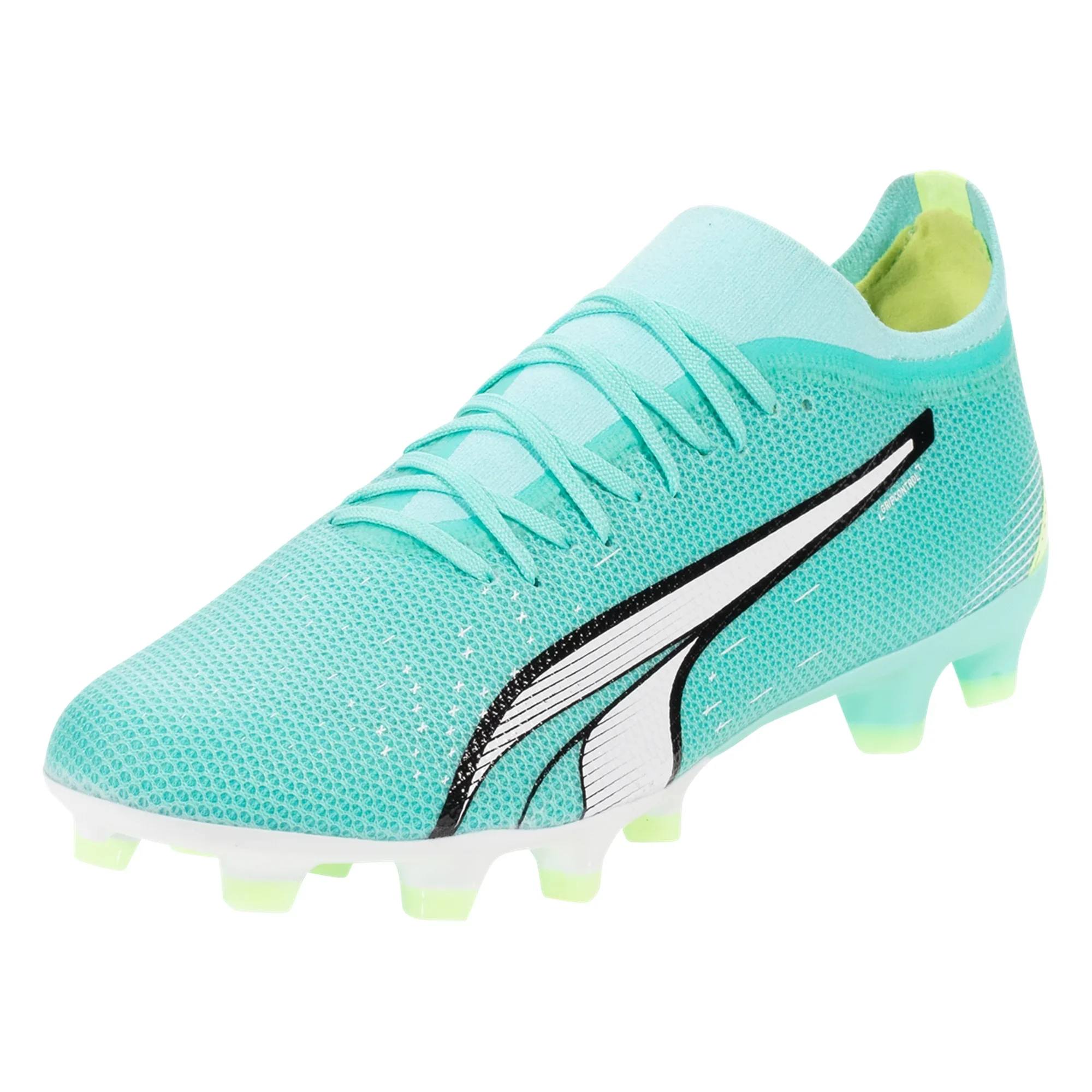 Puma Ultra Match FG/AG Firm Ground Soccer Cleat - Peppermint/White/Yellow - Image 5