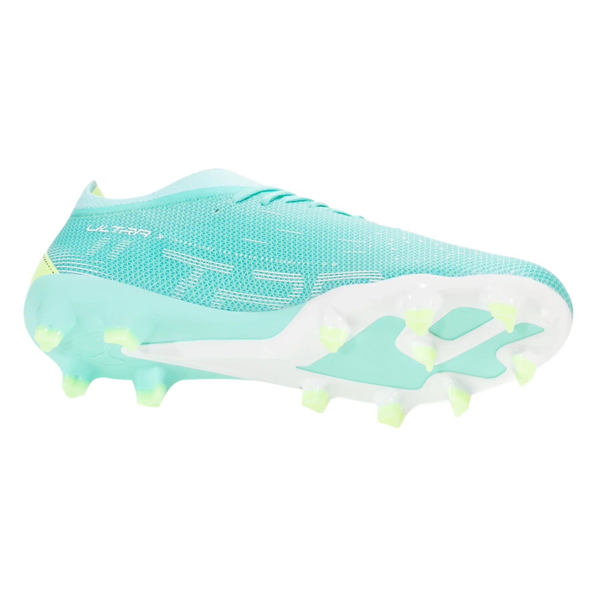 Puma Ultra Match FG/AG Firm Ground Soccer Cleat - Peppermint/White/Yellow - Image 6