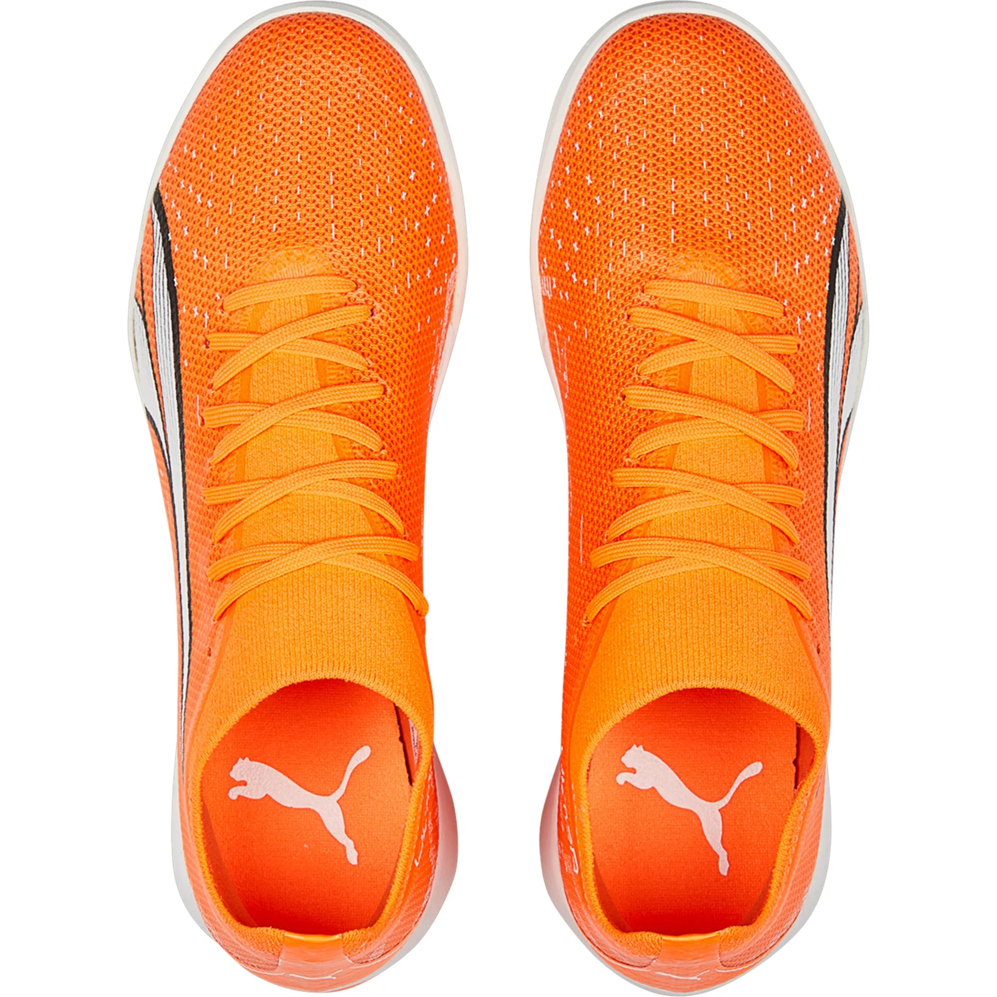 Puma Ultra Match TT Turf Soccer Shoes - Orange/White/Blue - Image 3