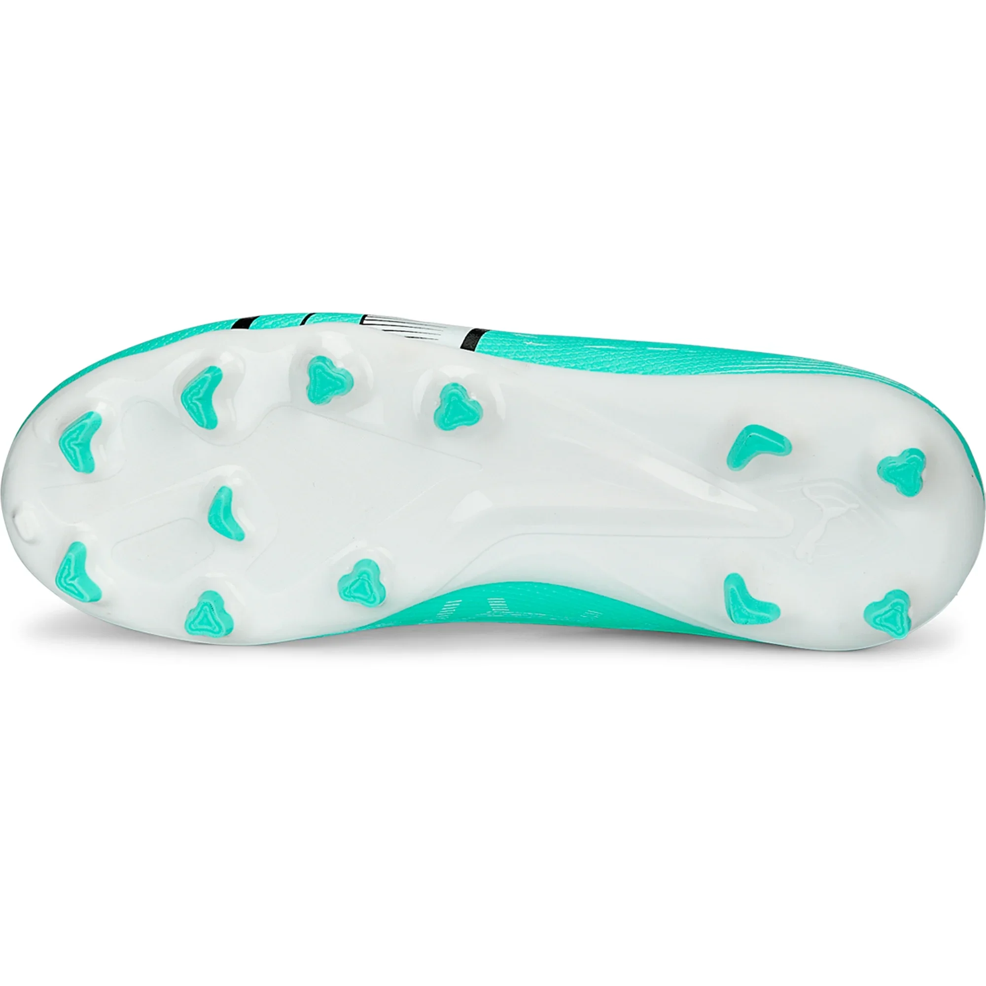 Puma Ultra Play TT Turf Soccer Cleat Peppermint/White/Yellow - Image 6