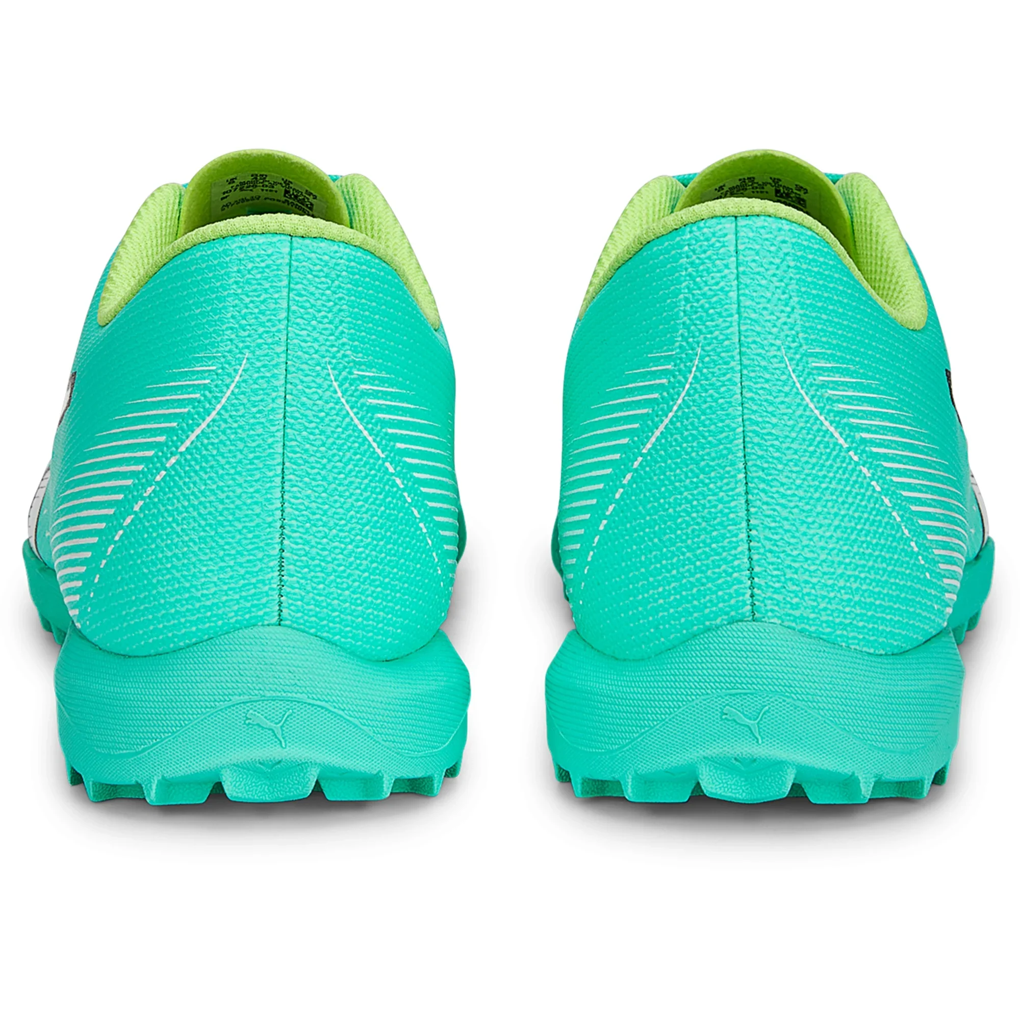Puma Ultra Play TT Turf Soccer Cleat - Peppermint/White/Yellow - Image 5