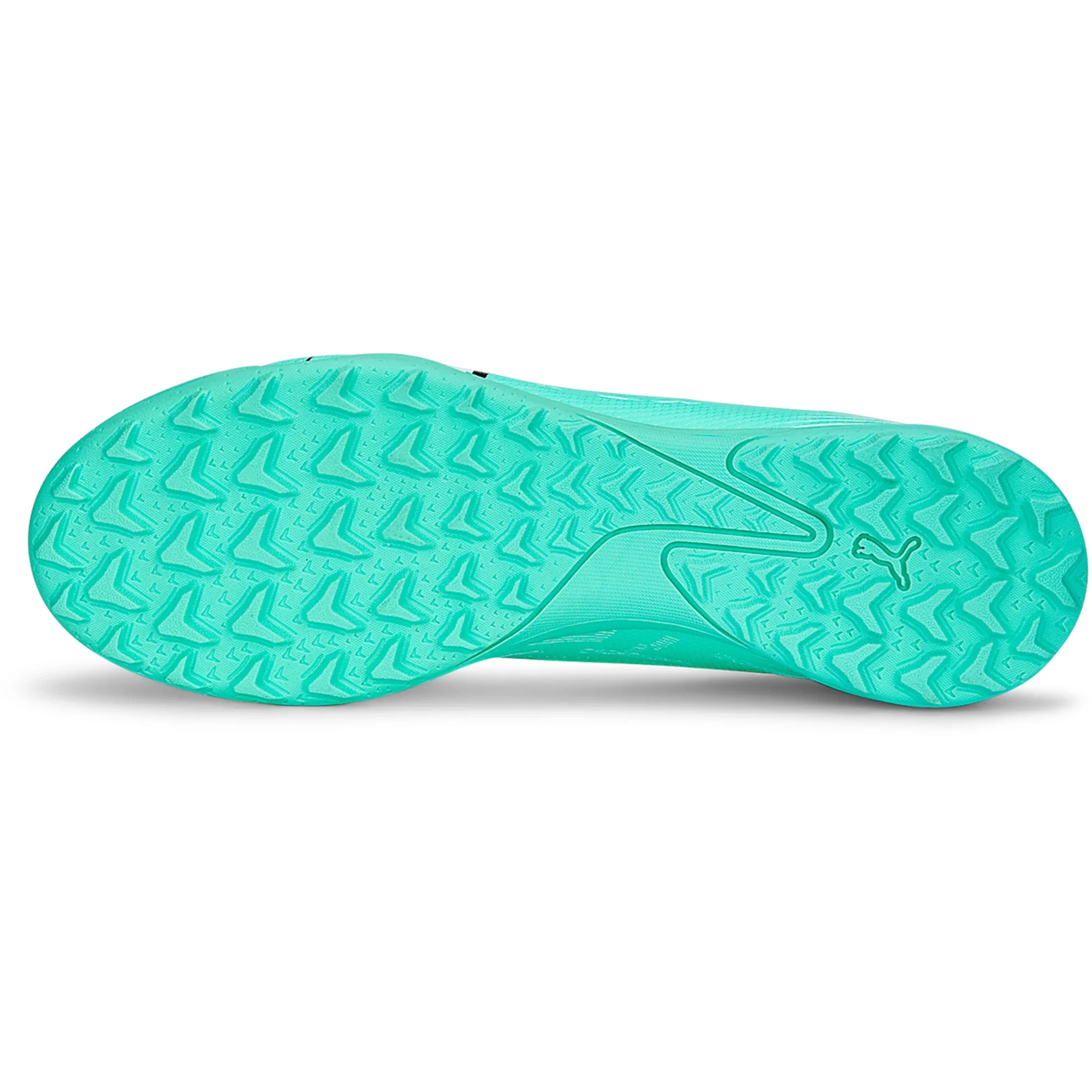 Puma Ultra Play TT Turf Soccer Cleat - Peppermint/White/Yellow - Image 6