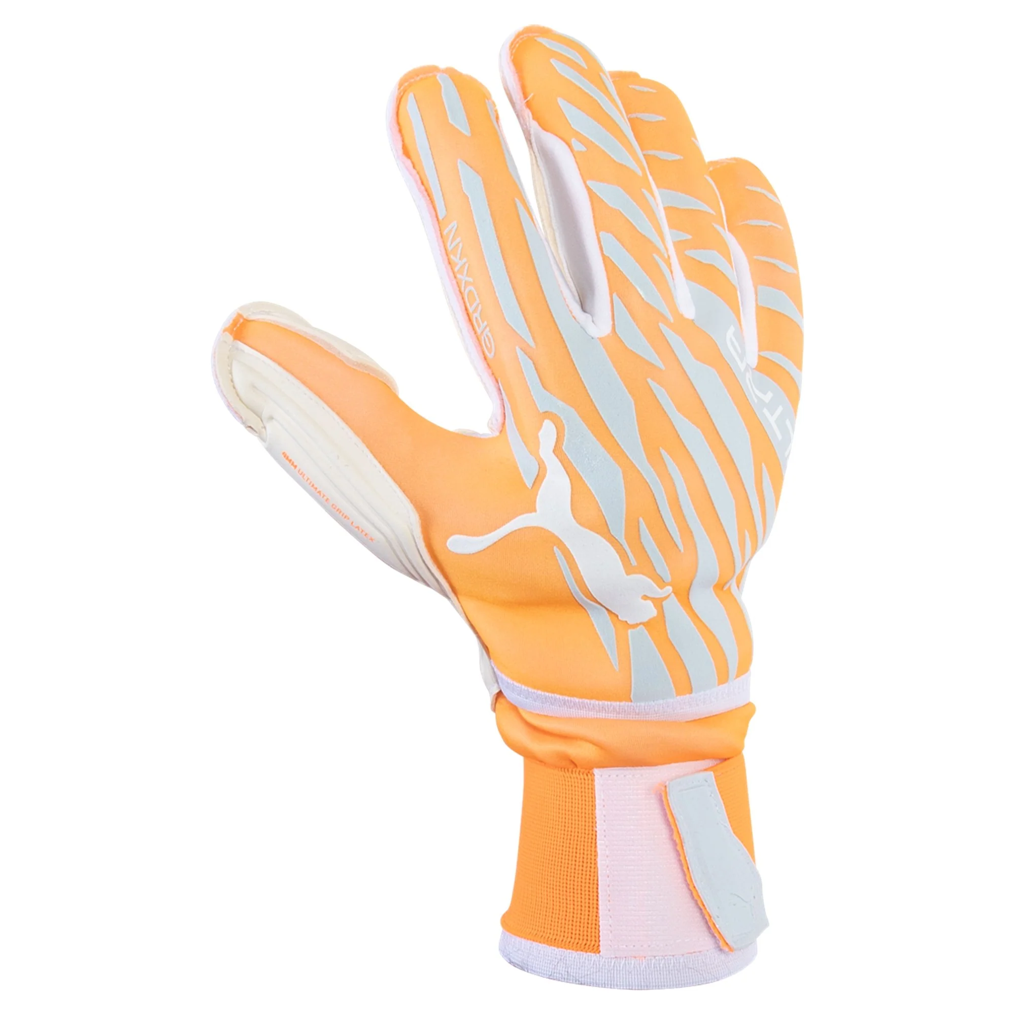 PUMA Ultra Protect 1 RC Goalkeeper Gloves - Neon Citrus/Silver - Image 3
