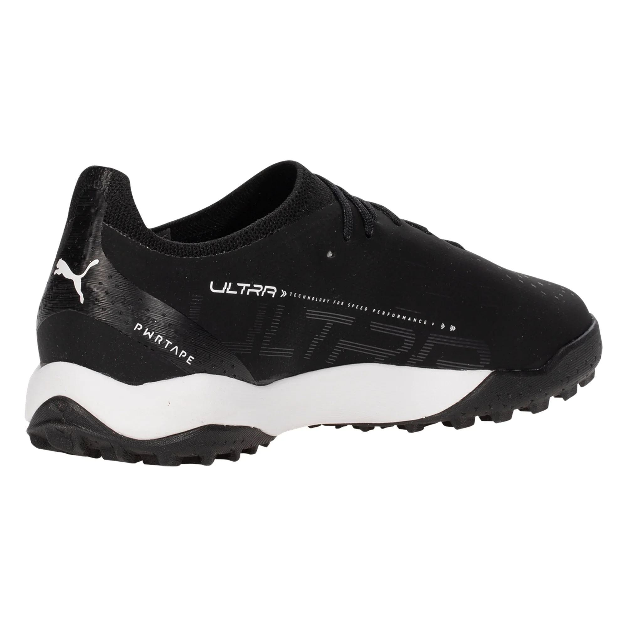 Puma Ultra Ultimate Cage Turf Soccer Cleats - Black/White - Image 4