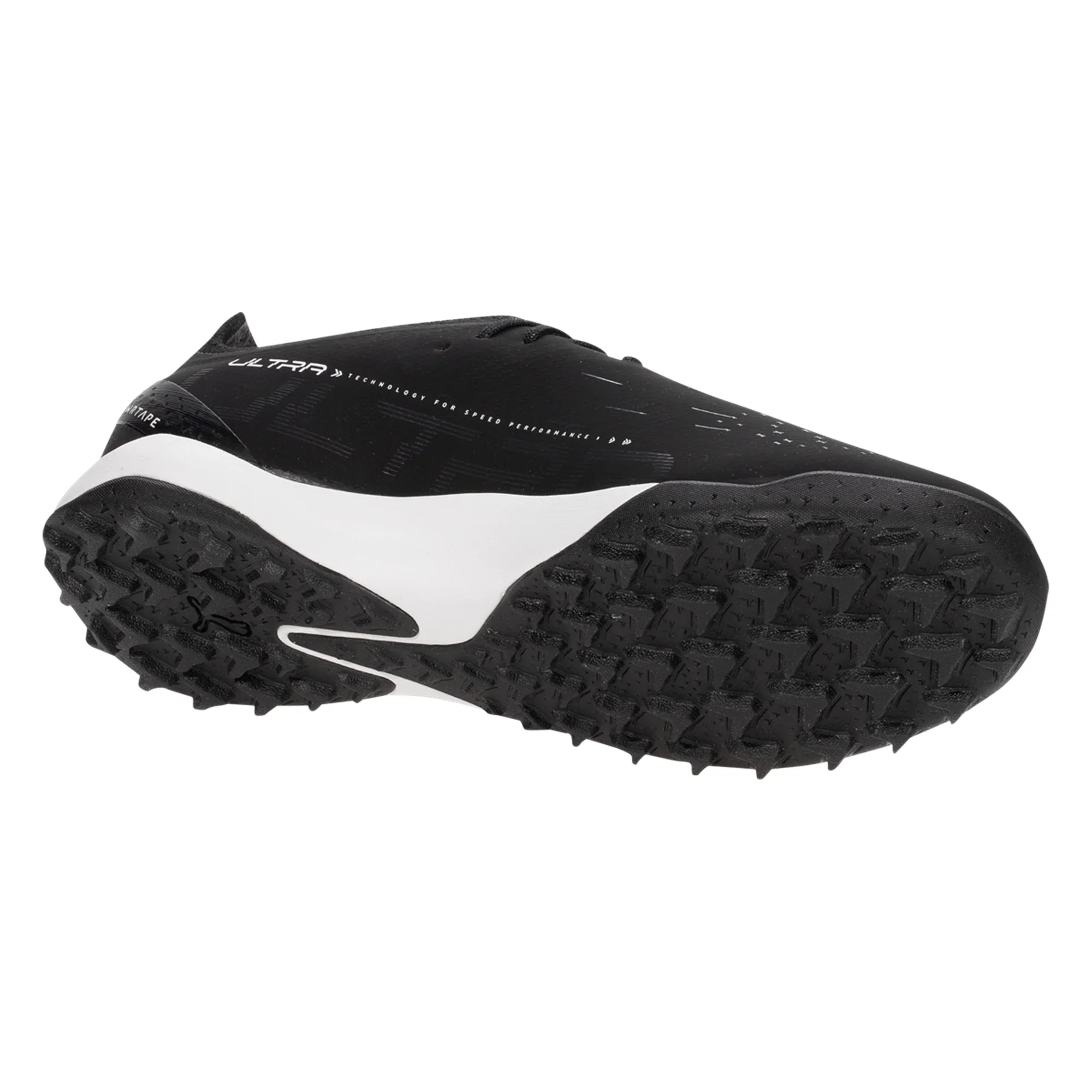 Puma Ultra Ultimate Cage Turf Soccer Cleats - Black/White - Image 6