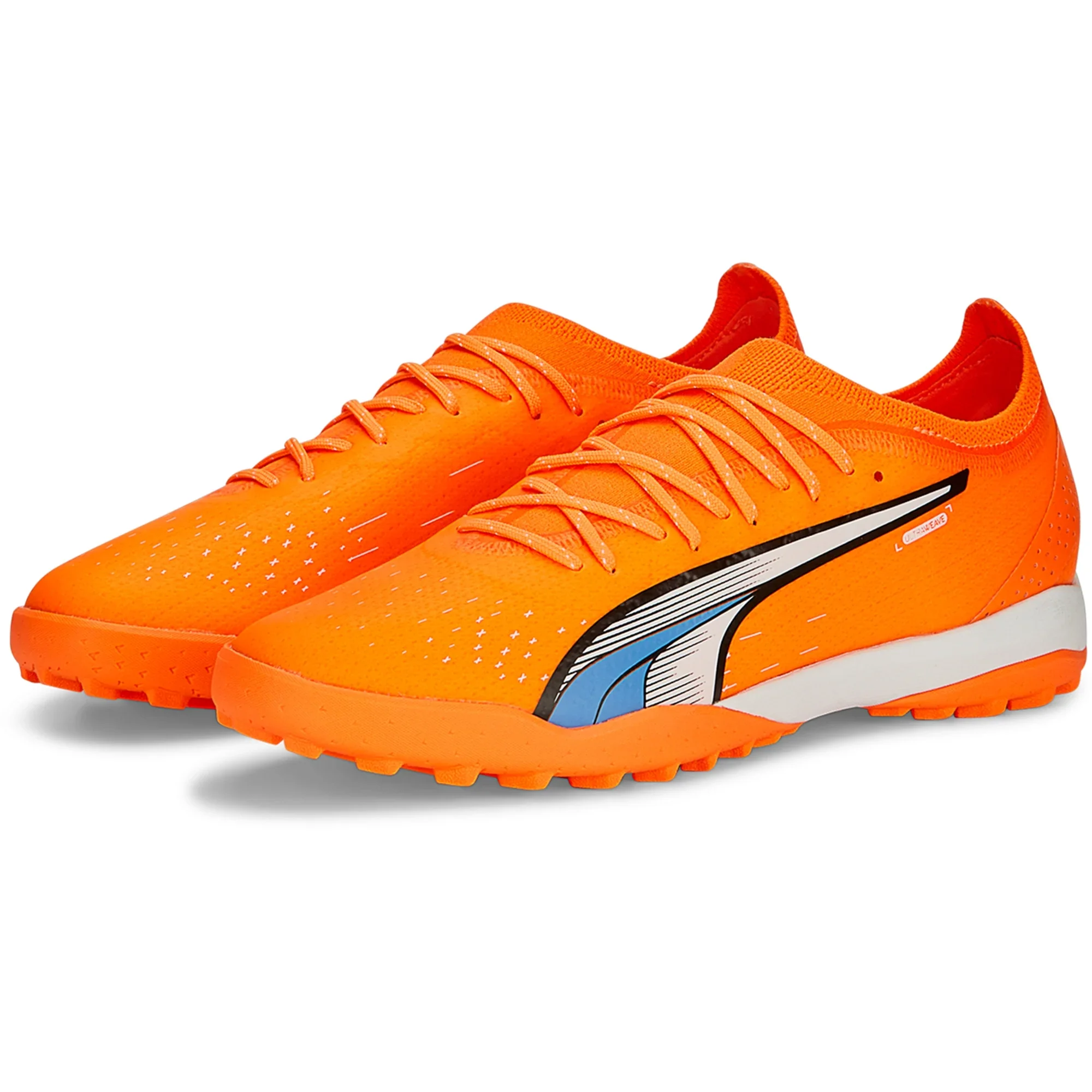 Puma Ultra Ultimate Cage Turf Soccer Shoes - Orange/White/Blue - Image 4