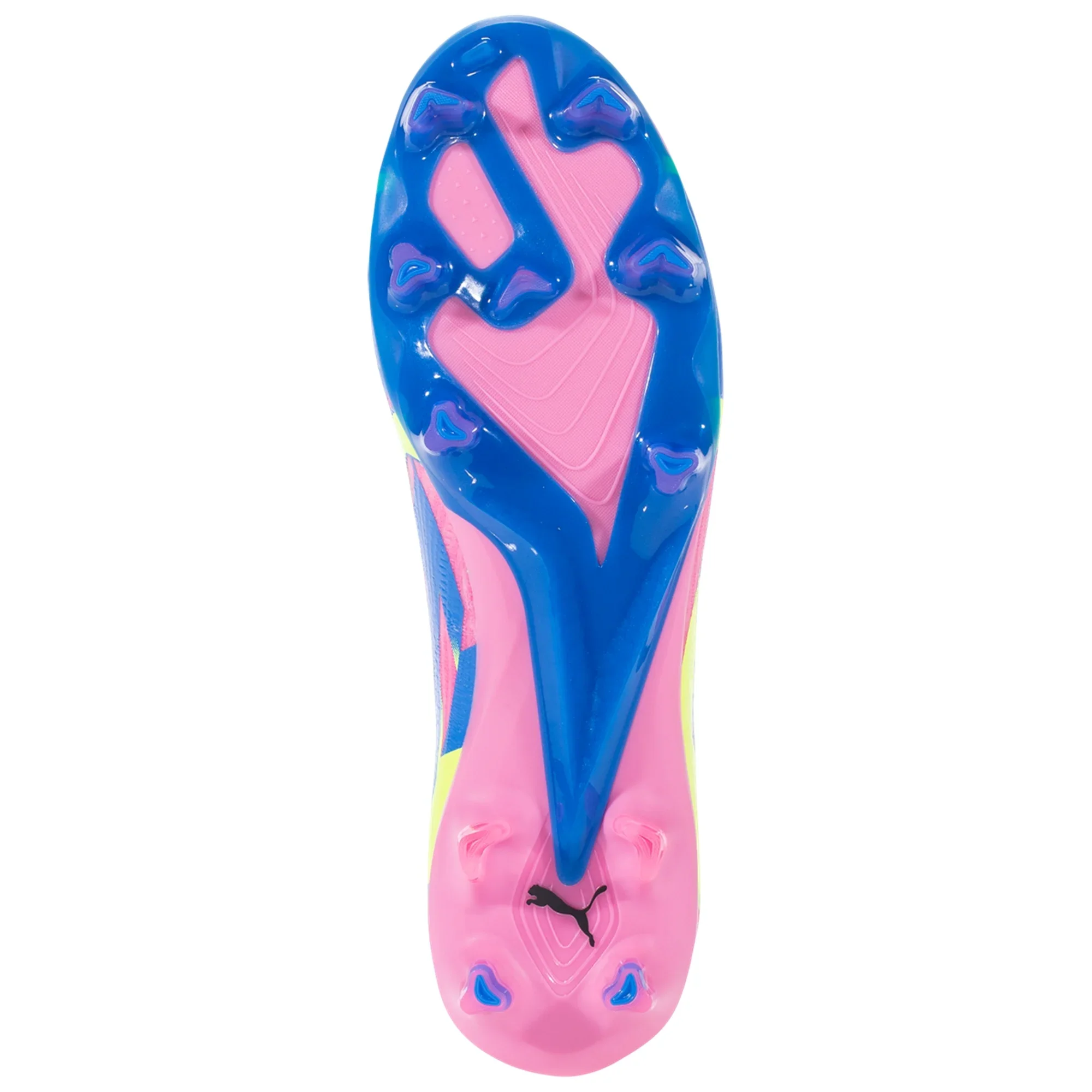 Puma Ultra Ultimate FG/AG Firm Ground Soccer Cleat - Luminous Pink/Ultra Blue/Yellow Alert - Image 8