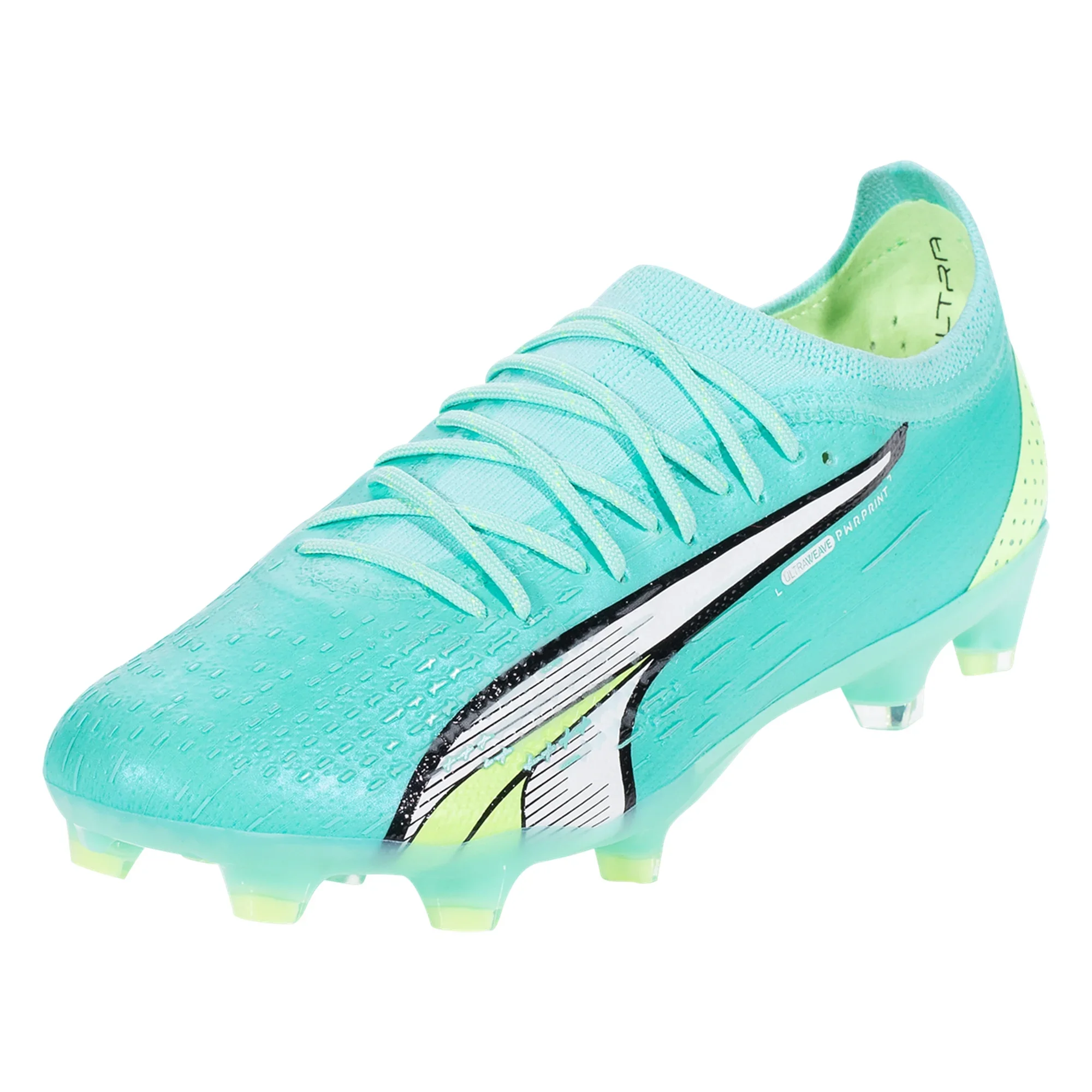 Puma Ultra Ultimate FG/AG Firm Ground Soccer Cleat - Peppermint/White/Yellow - Image 4