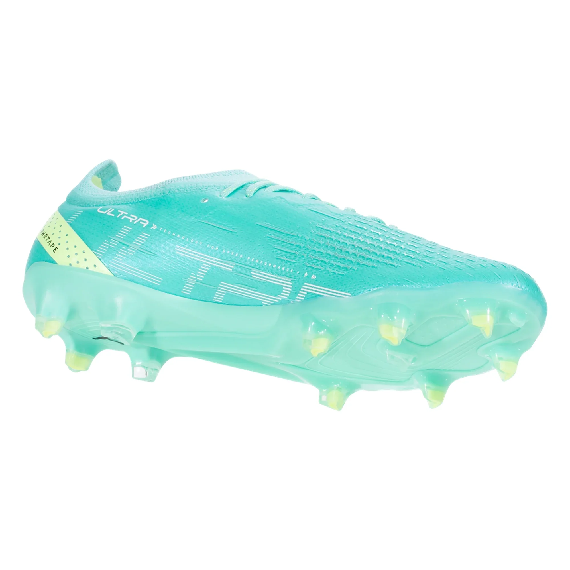 Puma Ultra Ultimate FG/AG Firm Ground Soccer Cleat - Peppermint/White/Yellow - Image 6