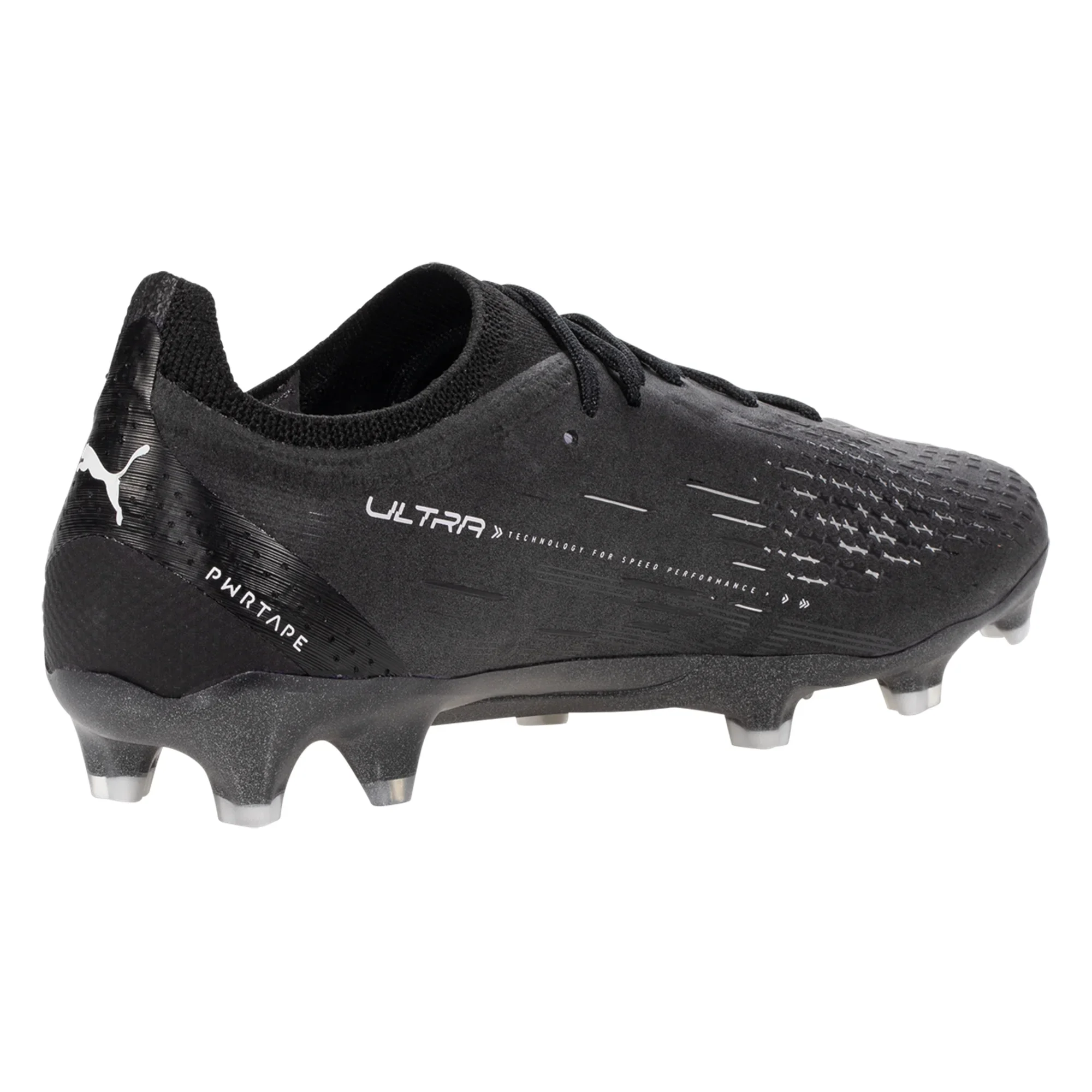 Puma Ultra Ultimate FG/AG Firm Ground Soccer Cleats - Black/White - Image 5
