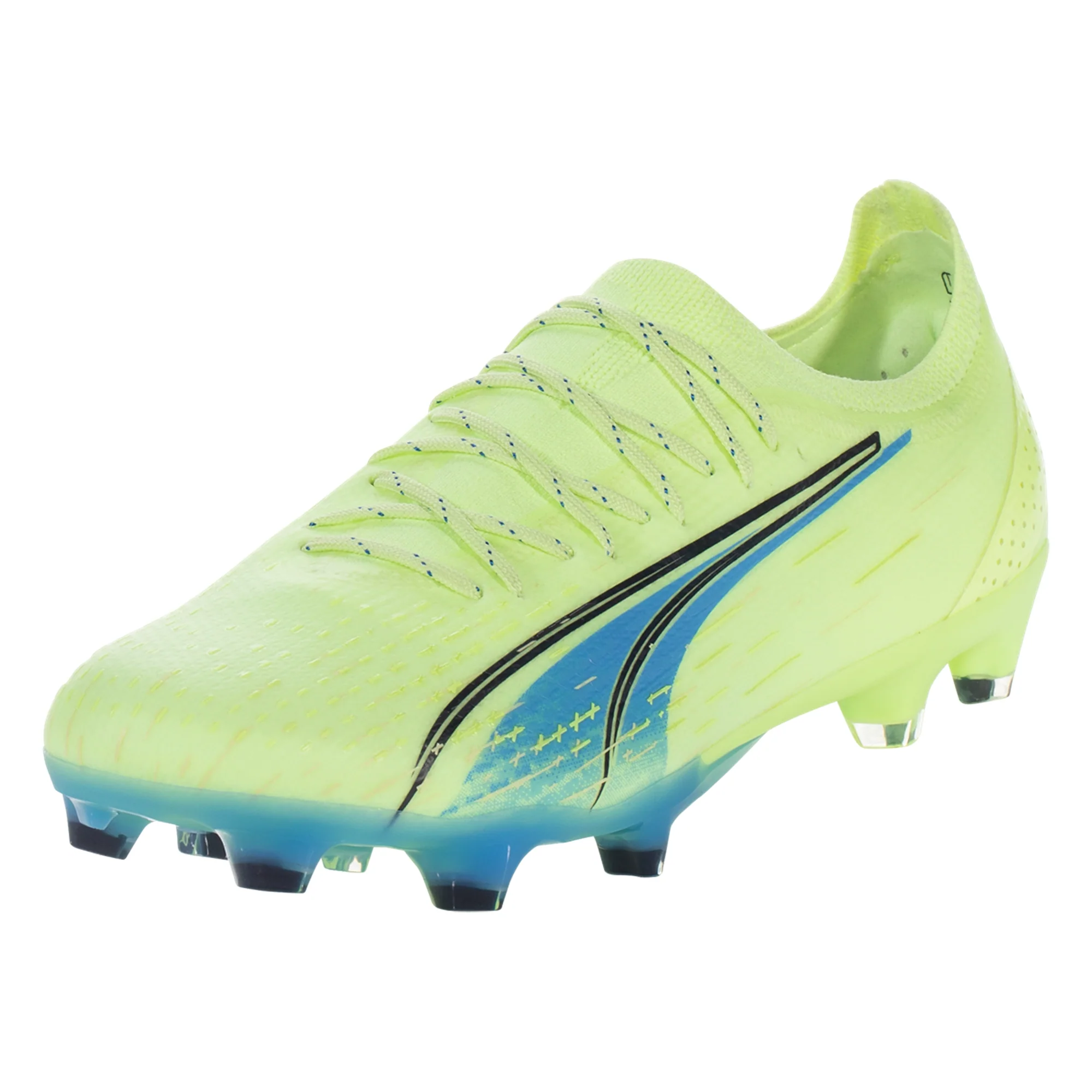 PUMA ULTRA ULTIMATE FG/AG Soccer Cleat - Fizzy Light/Parisian Night/Blue Glimmer - Image 4