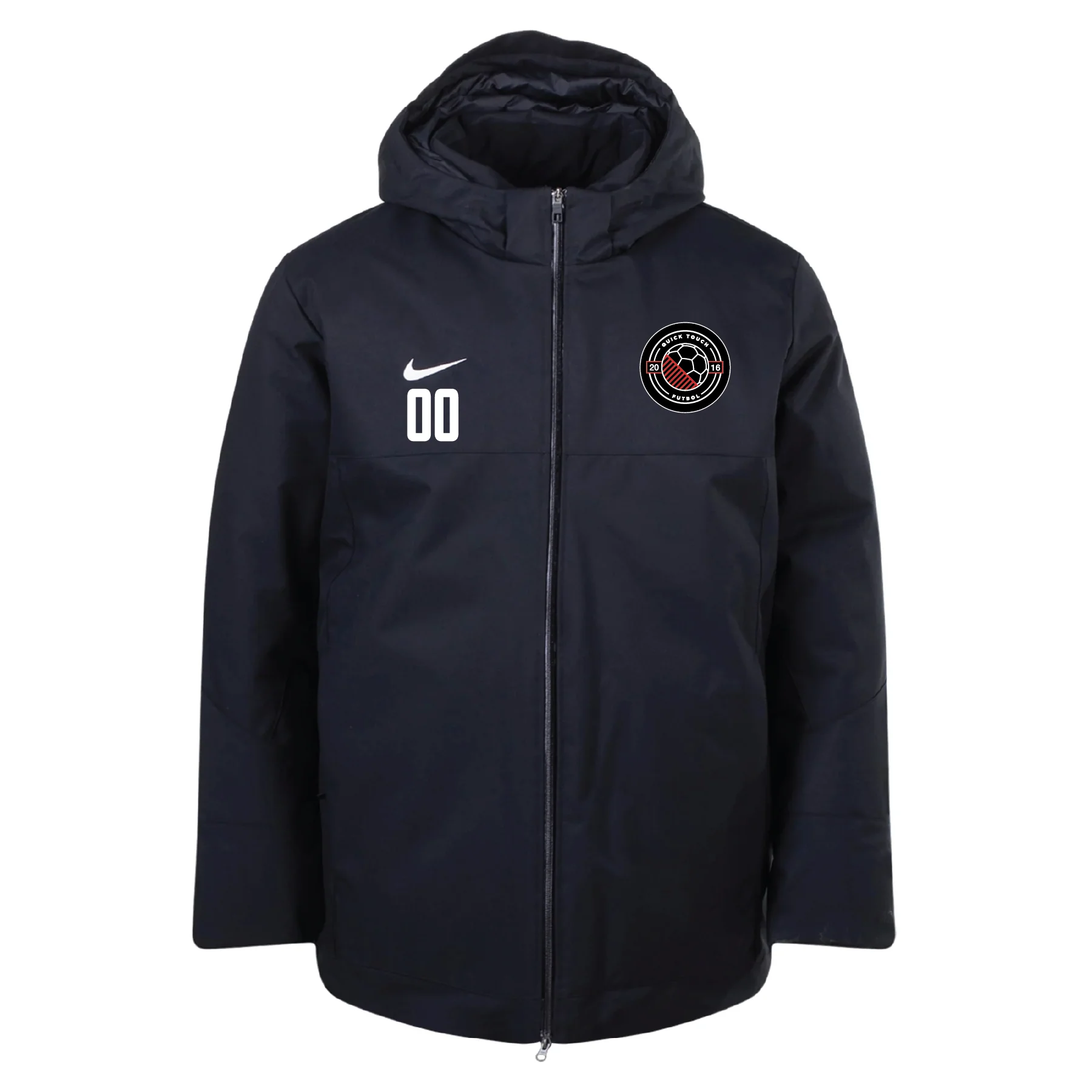 Quick Touch FC Nike Down Fill Parka Jacket Black