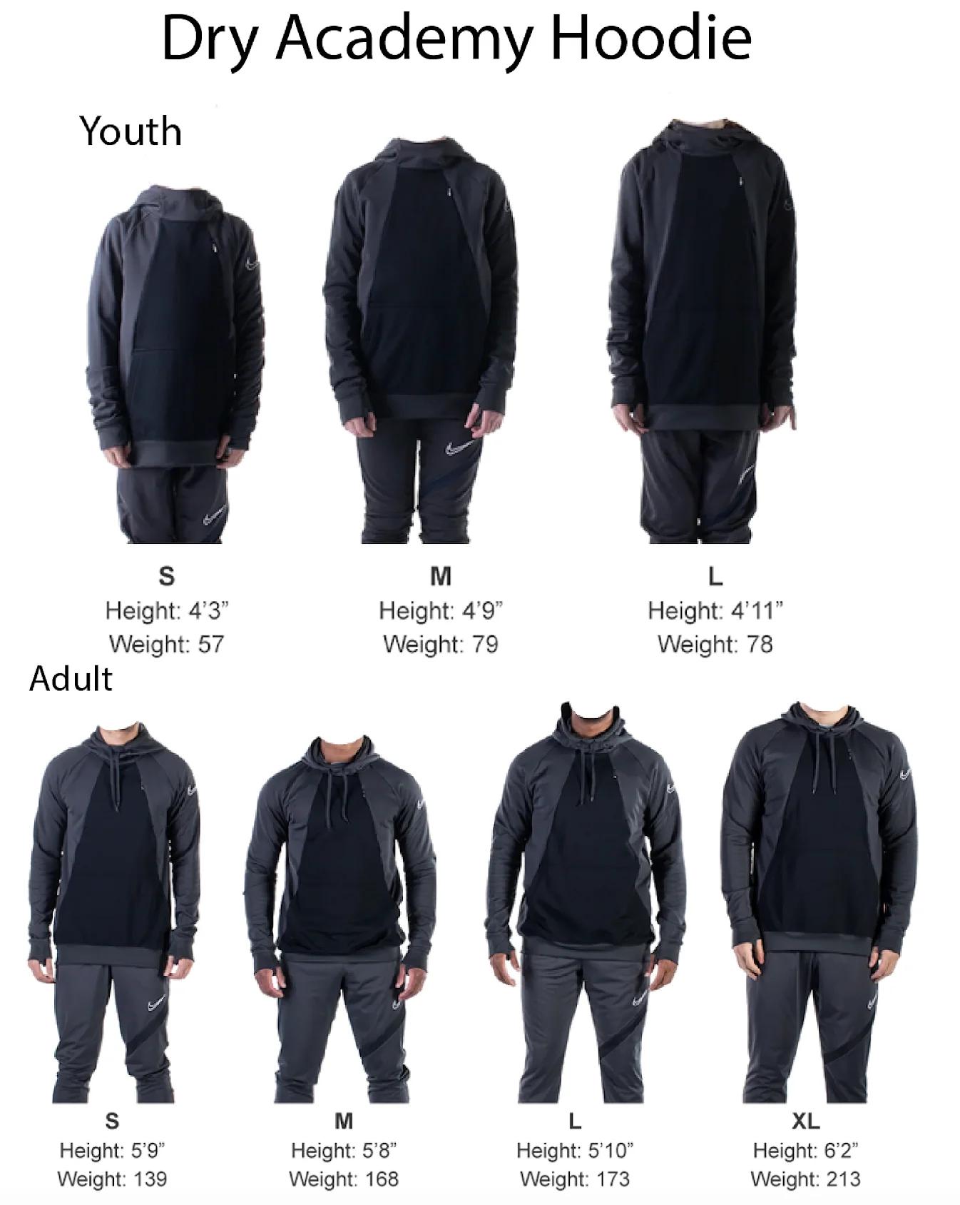 Quick Touch FC Nike Dry Academy Hoodie - Grey/Black - Image 2