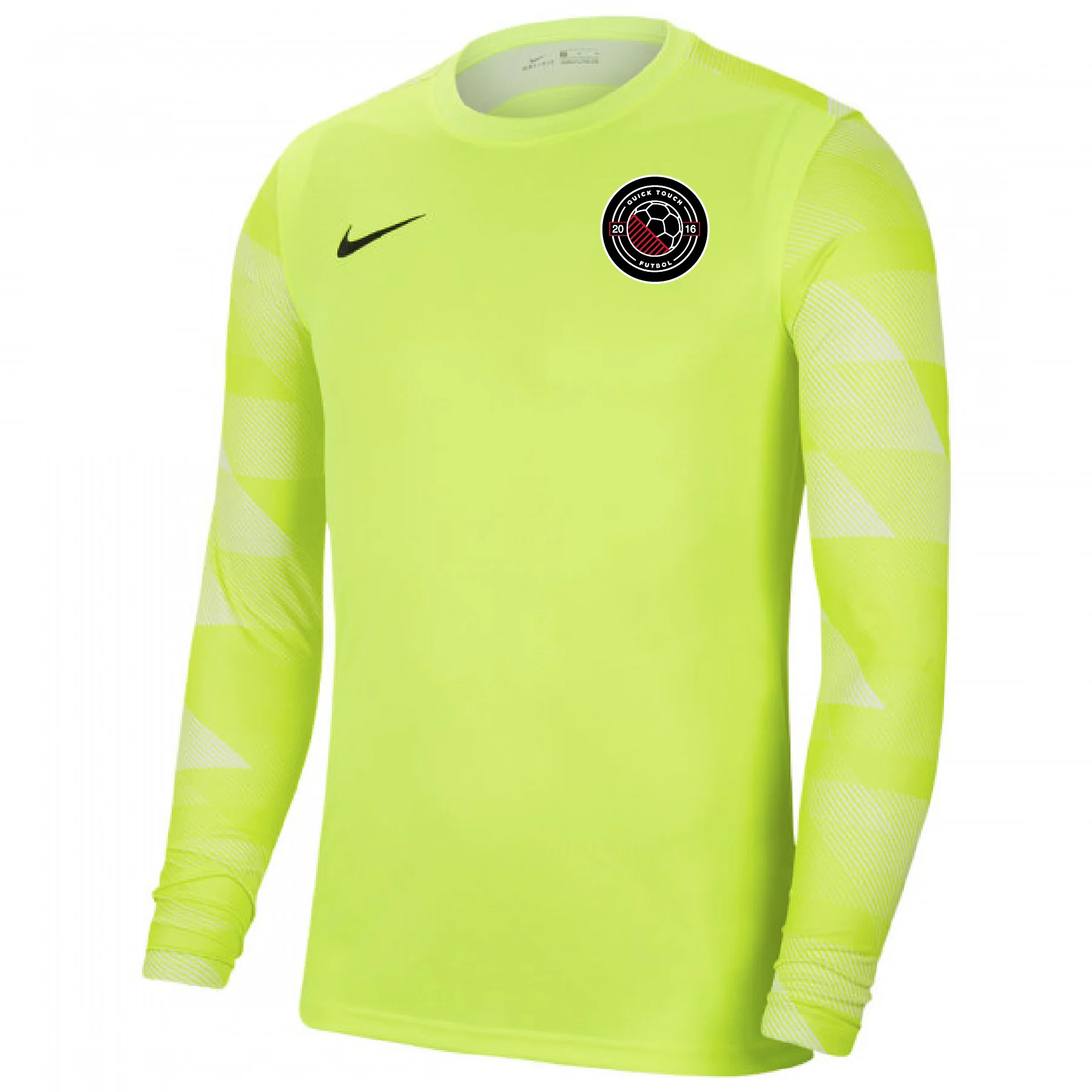 Quick Touch FC Seniors Nike LS US Park IV GK Jersey - Volt