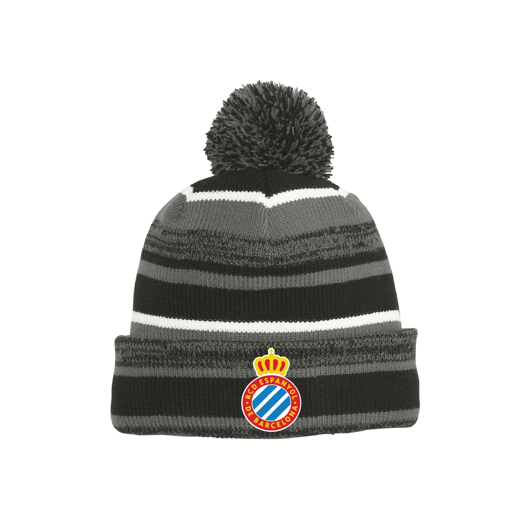 RCD Espanyol Sideline Bobble Beanie Black