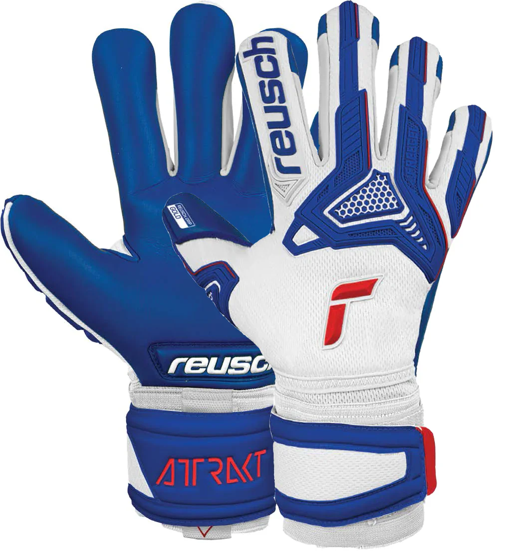 Reusch Attrakt Freegel Gold Sleek Finger Support Goalkeeper Gloves