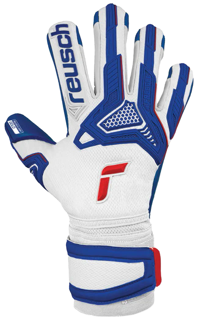 Reusch Attrakt Freegel Gold Sleek Finger Support Goalkeeper Gloves - Image 3