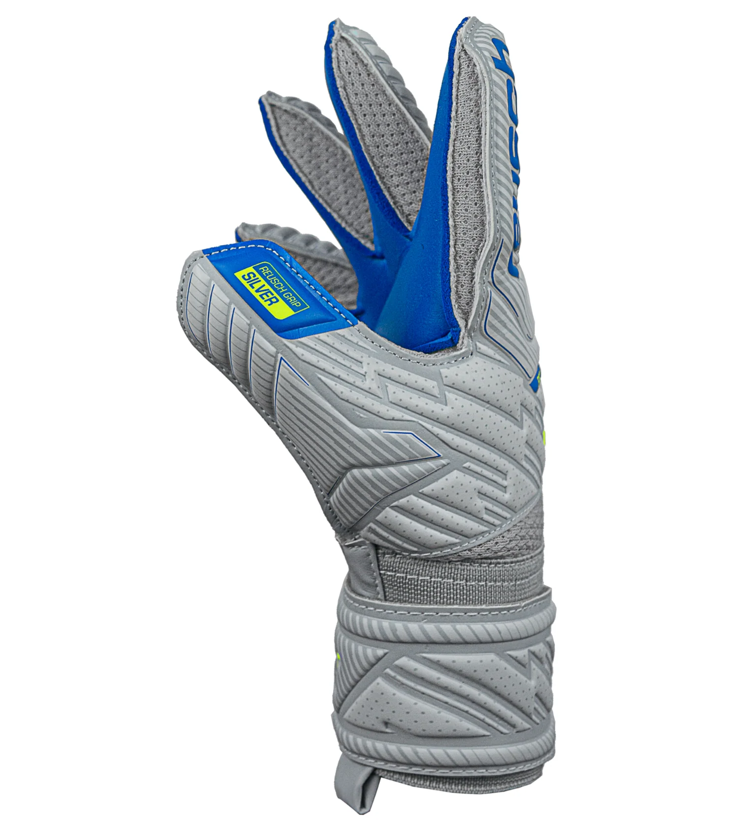 Reusch Attrakt Silver Jr. Goalkeeper Gloves - Image 4