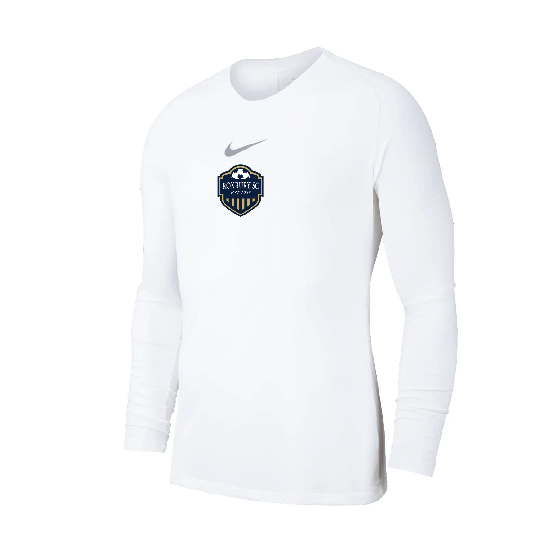 Roxbury PDA-SCP Nike Park LS First Layer Compression White