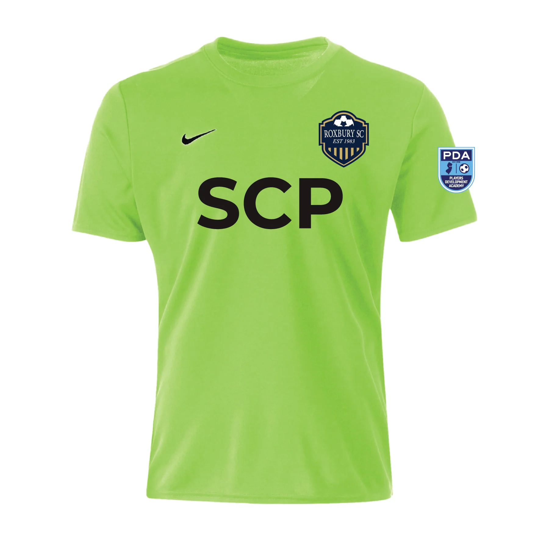 Roxbury PDA-SCP Nike Park VII Short Sleeve Goalkeeper Jersey Volt