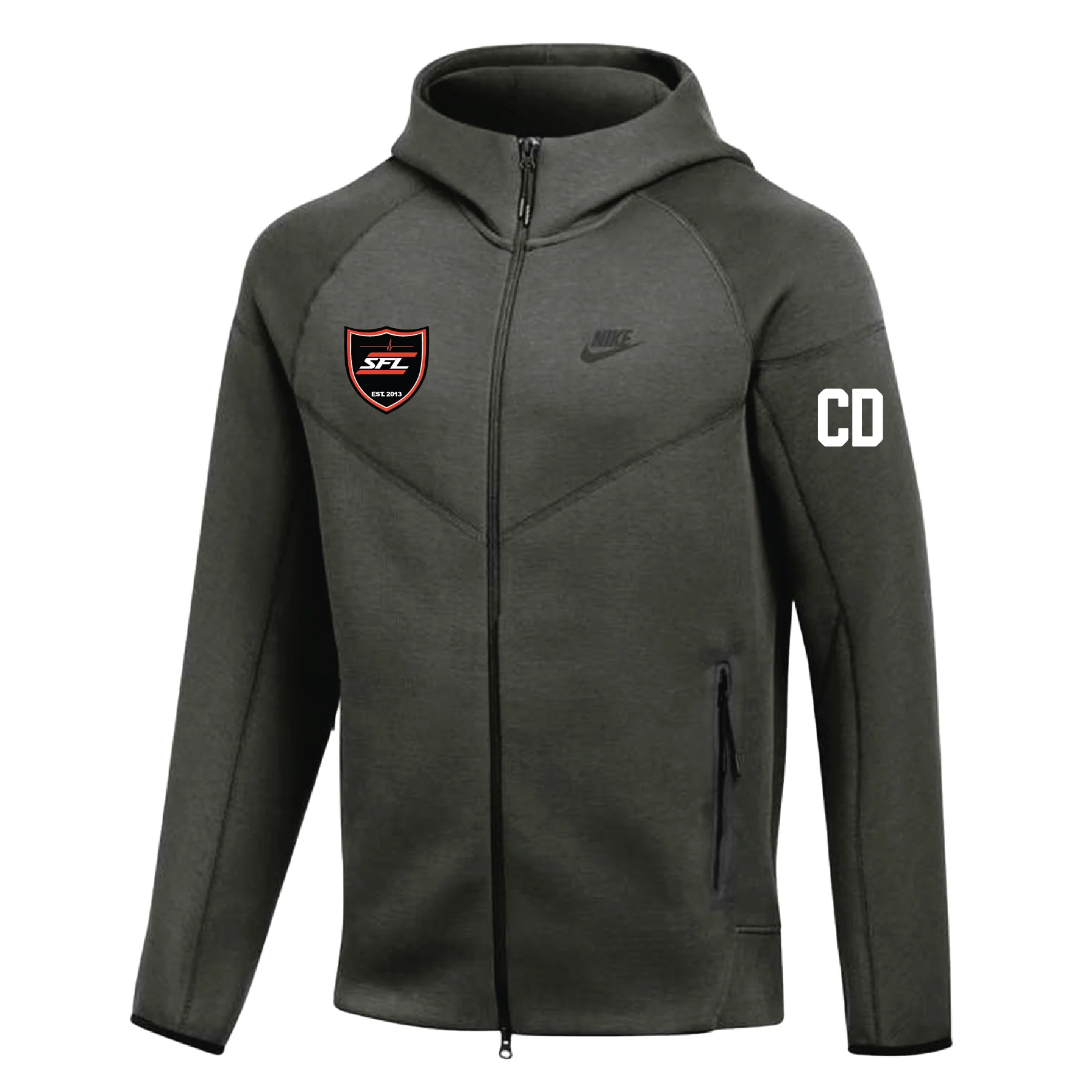 SFL NPL Nike Tech Fleece FZ Windrunner Anthracite