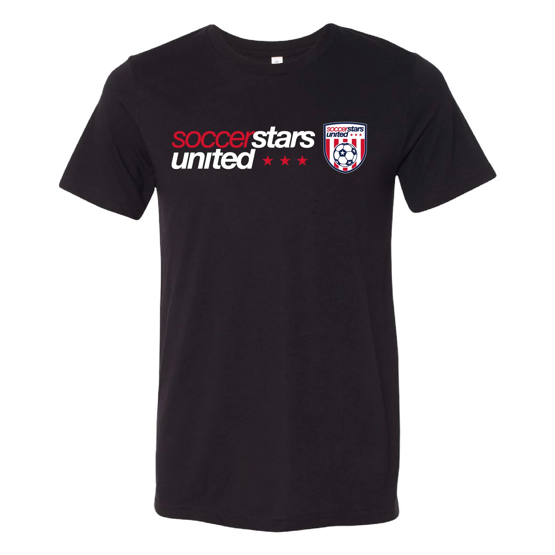 Soccer Stars United Miami Supporters Short Sleeve Triblend Black T-Shirt - Youth/Men's/Women's