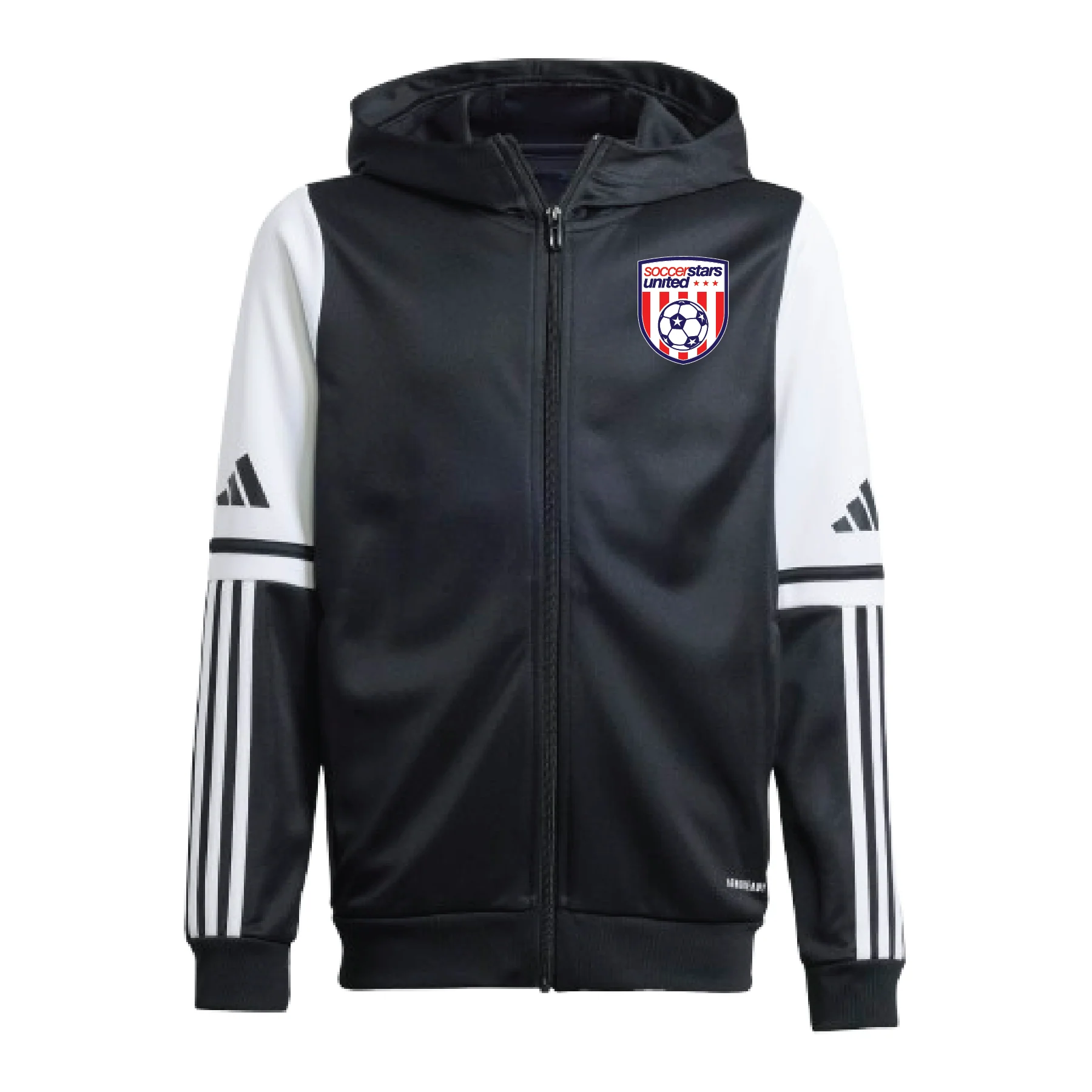 Soccer Stars United Wichita adidas Squadra 25 Zip Hoodie Black