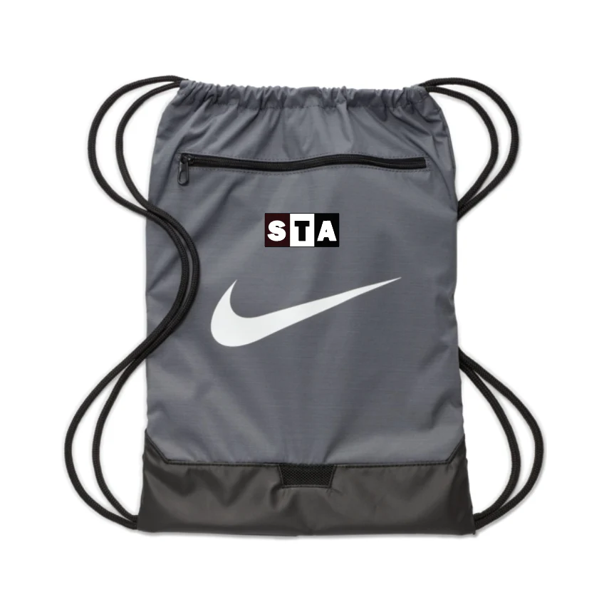 STA Nike Brasilia String Bag Grey
