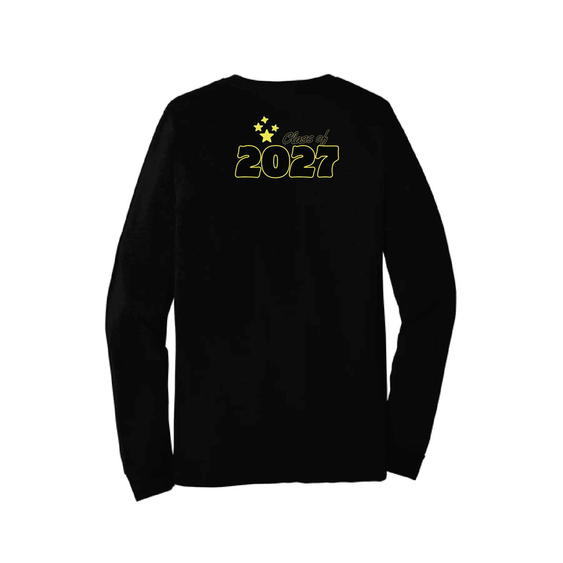 STARS Bella Canvas LS Tee Black - Image 3